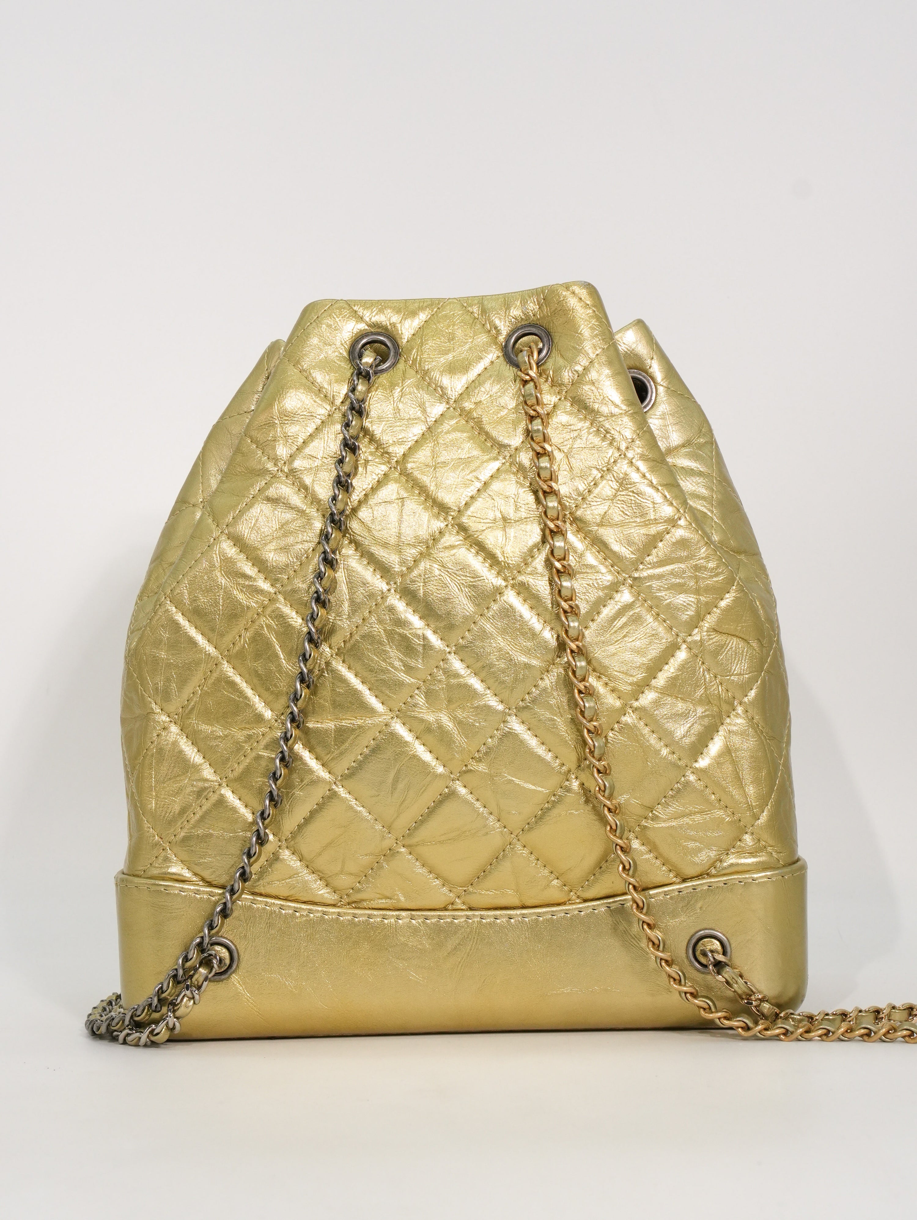 Chanel Zaino Gabrielle Gold