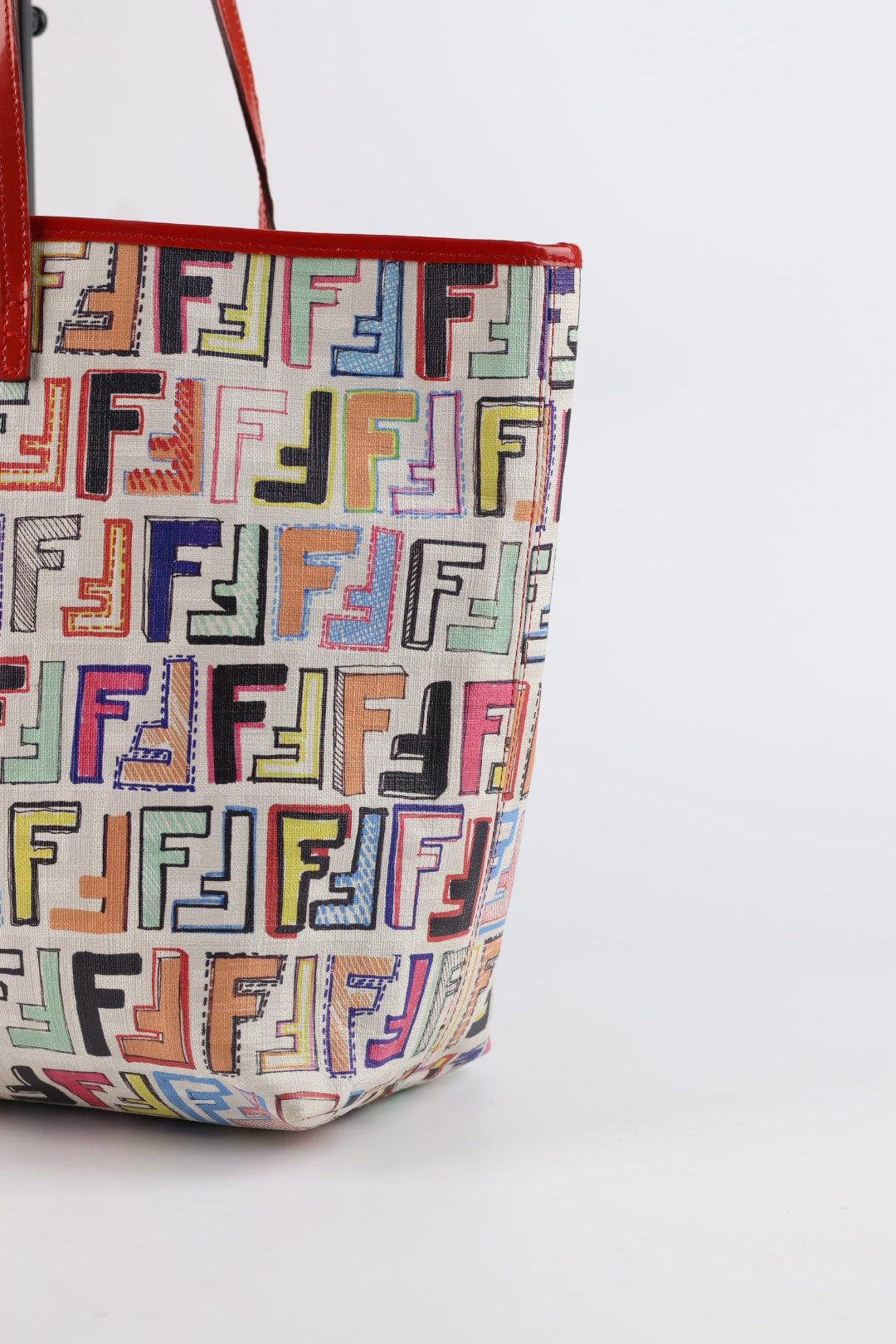 Fendi Shopping FF Logo Multicolor