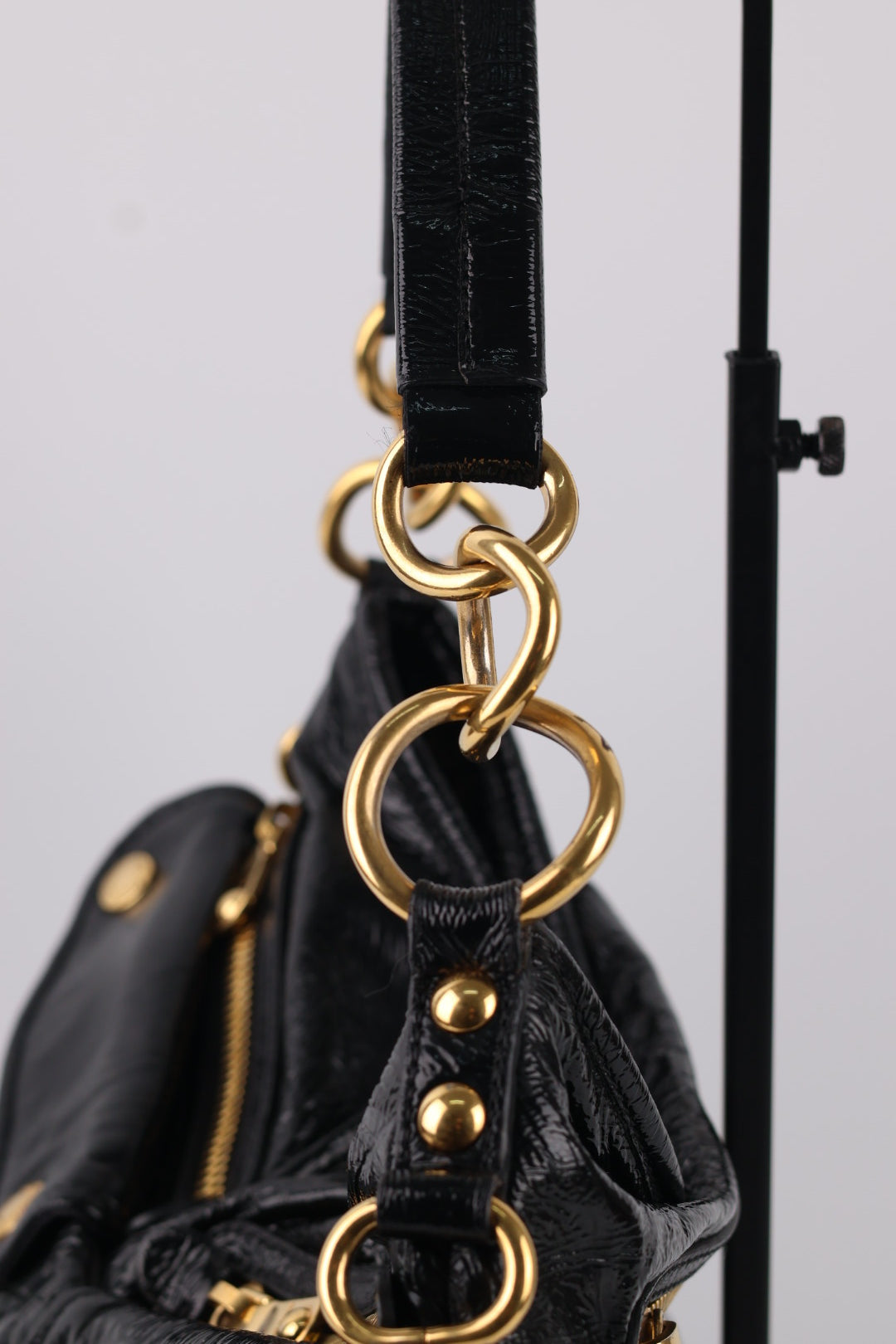 Miu Miu a Spalla in Pelle Verniciata