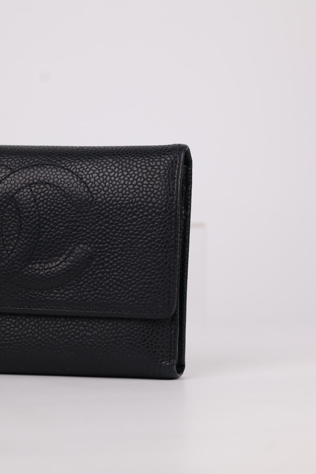 Chanel Portafoglio compatto Caviar