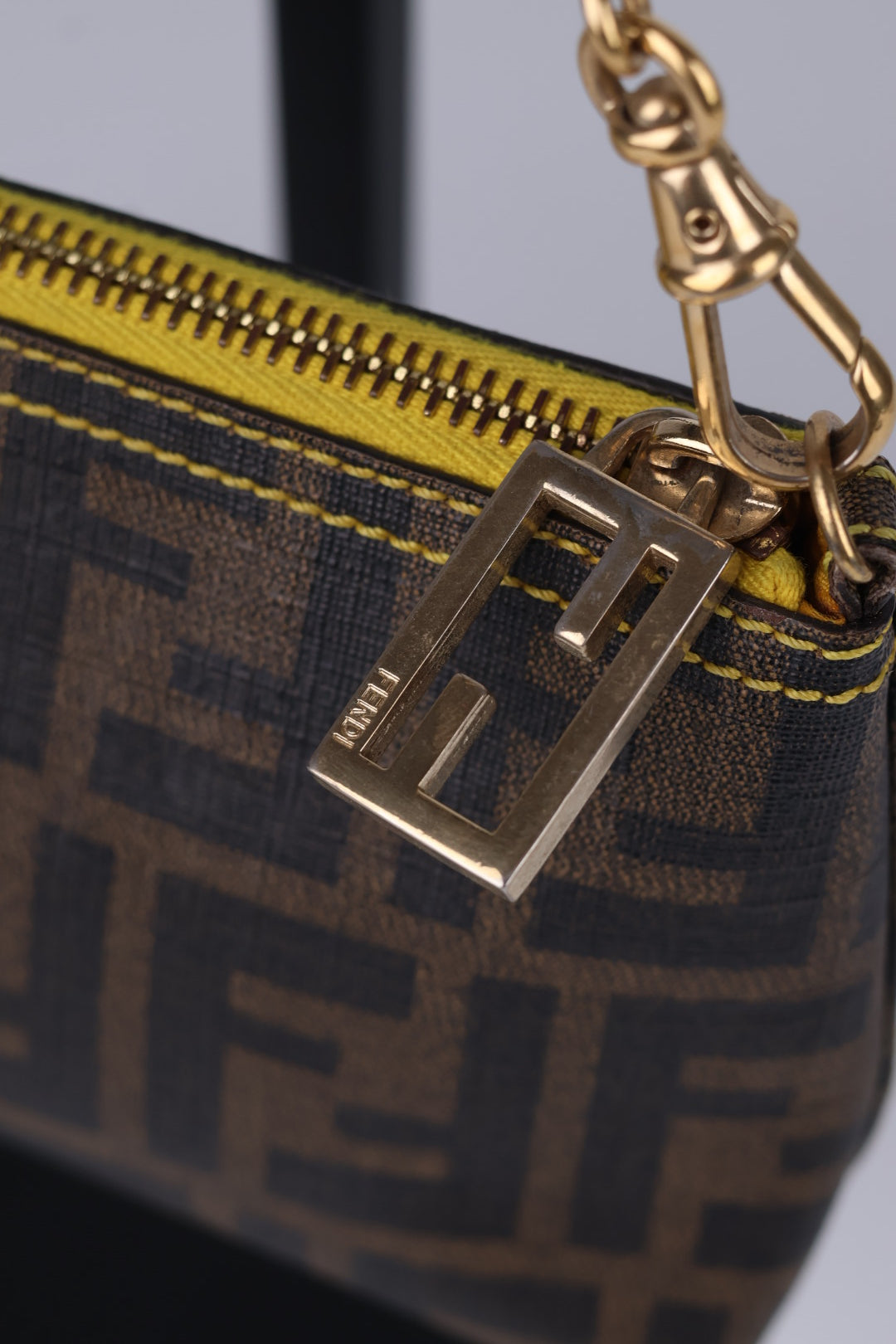 Fendi Chain Pochette FF Logo