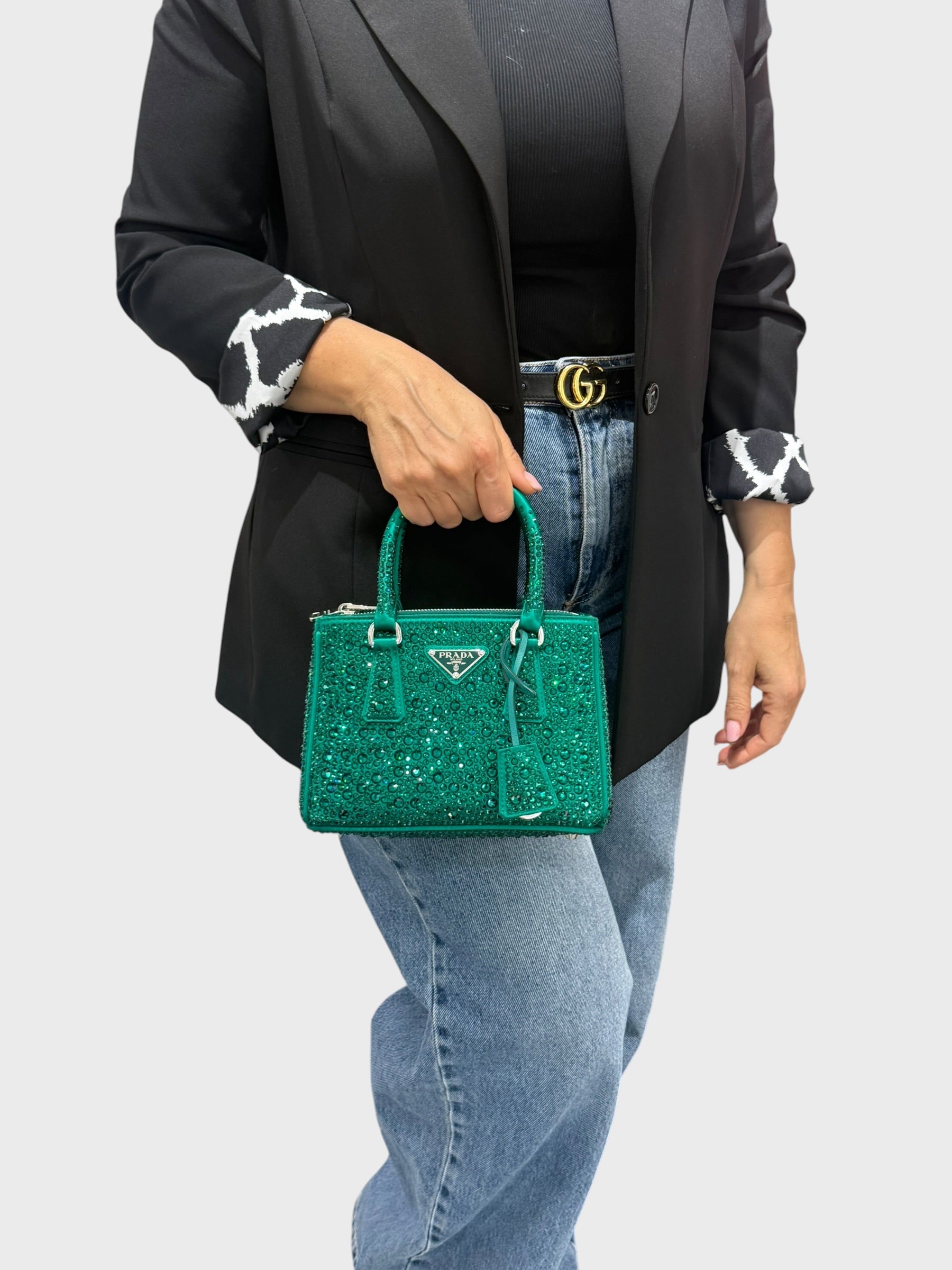 Prada Mini Galleria Crystal