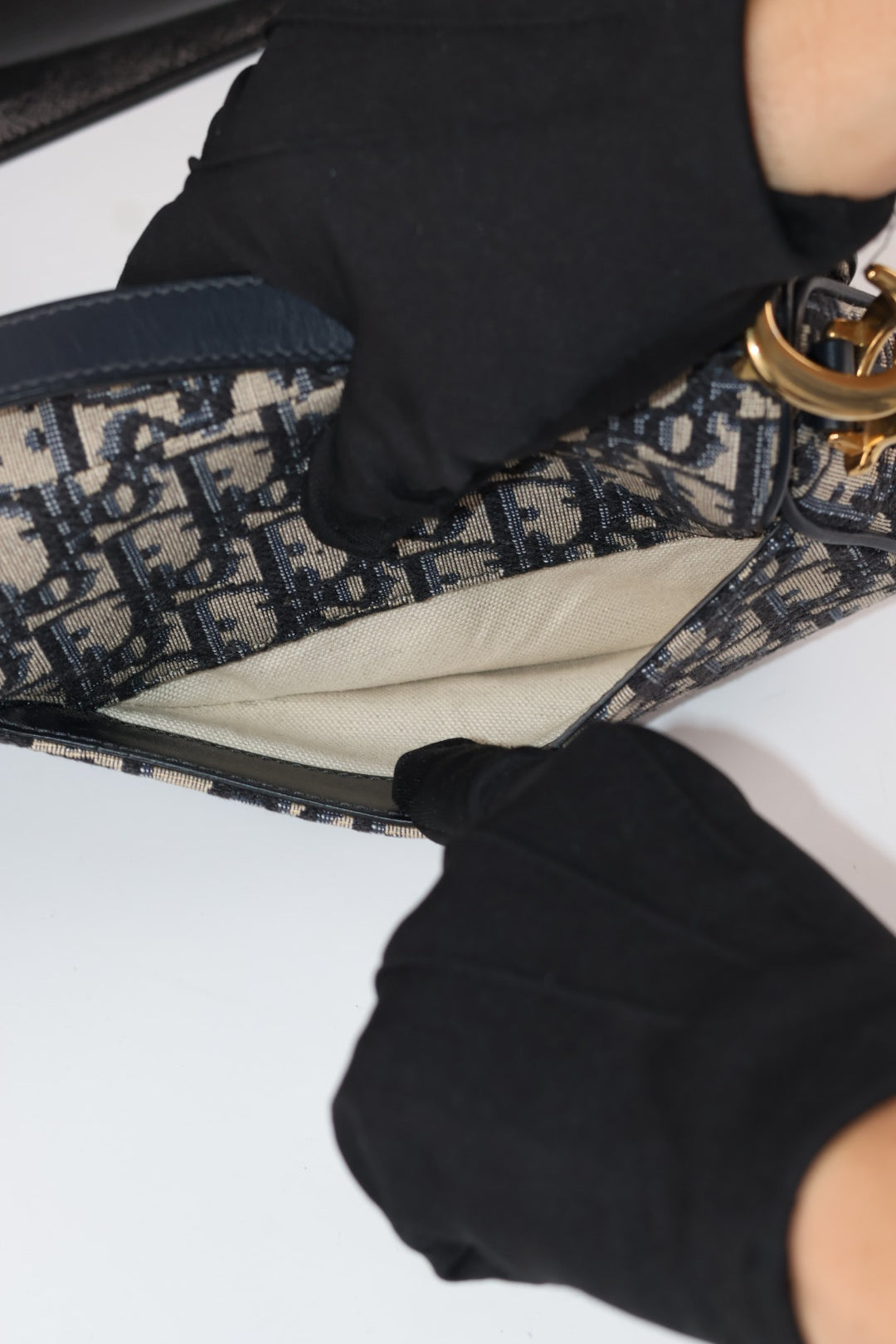 Dior Mini Saddle Jacquard Oblique