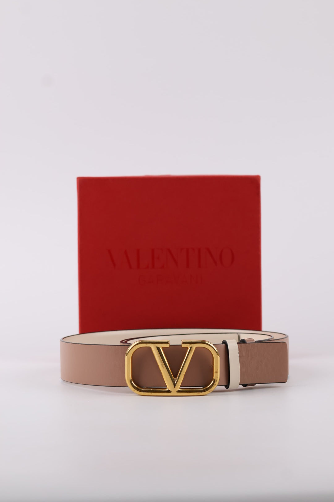 Valentino Cintura V Logo Reversibile
