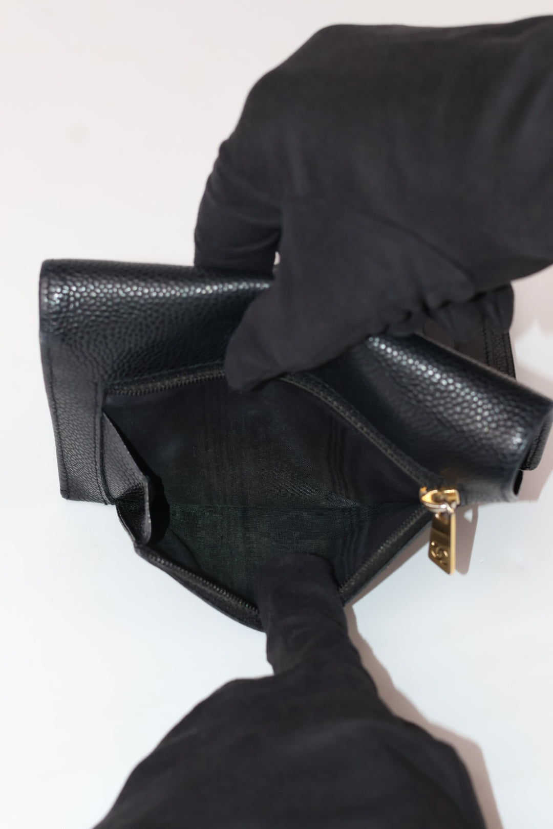 Chanel Portafoglio compatto Caviar