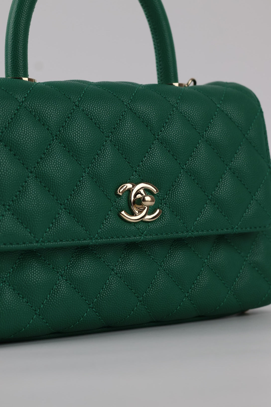 Chanel Coco Handle Caviar Small