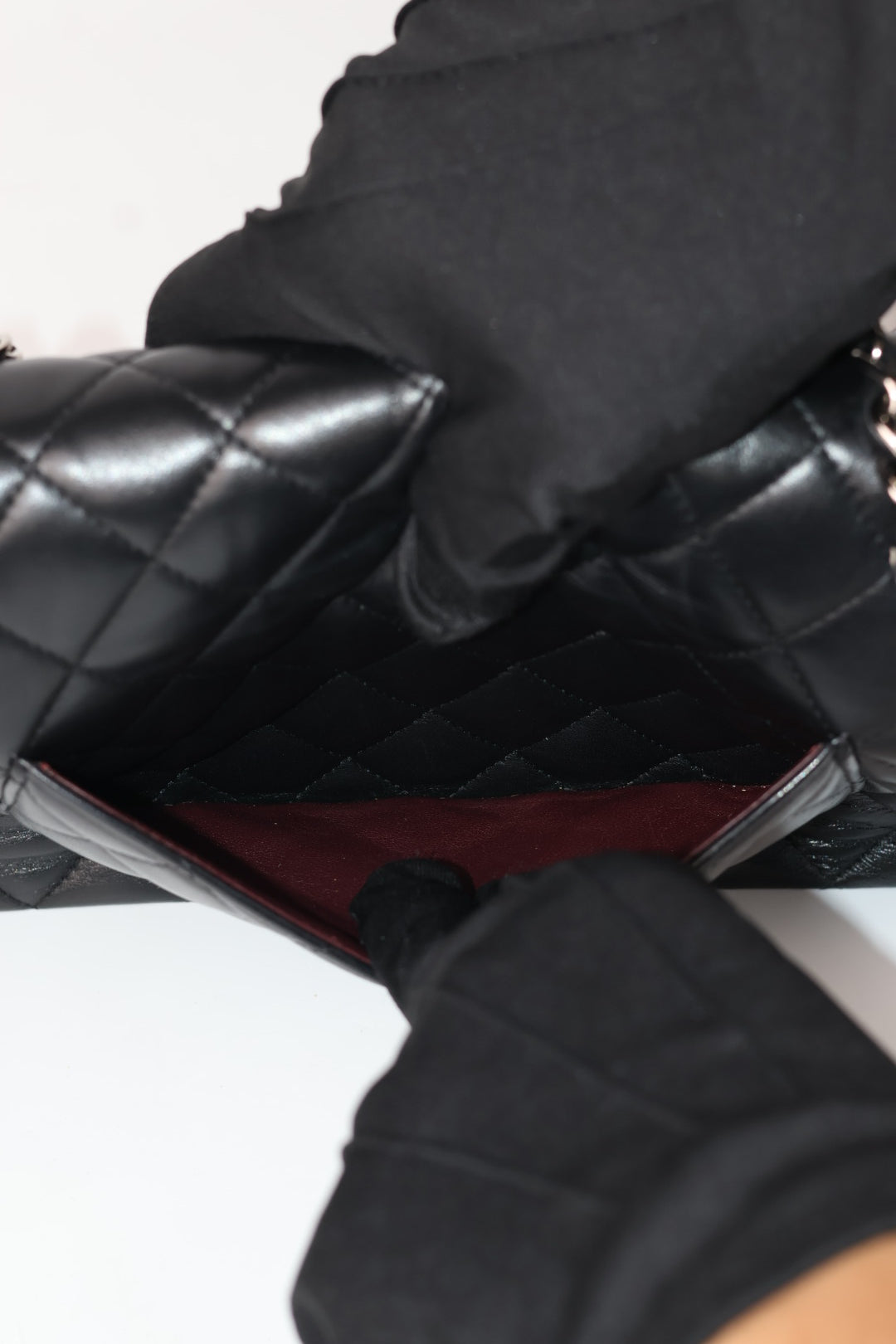 Chanel Timeless Double Flap in Agnello