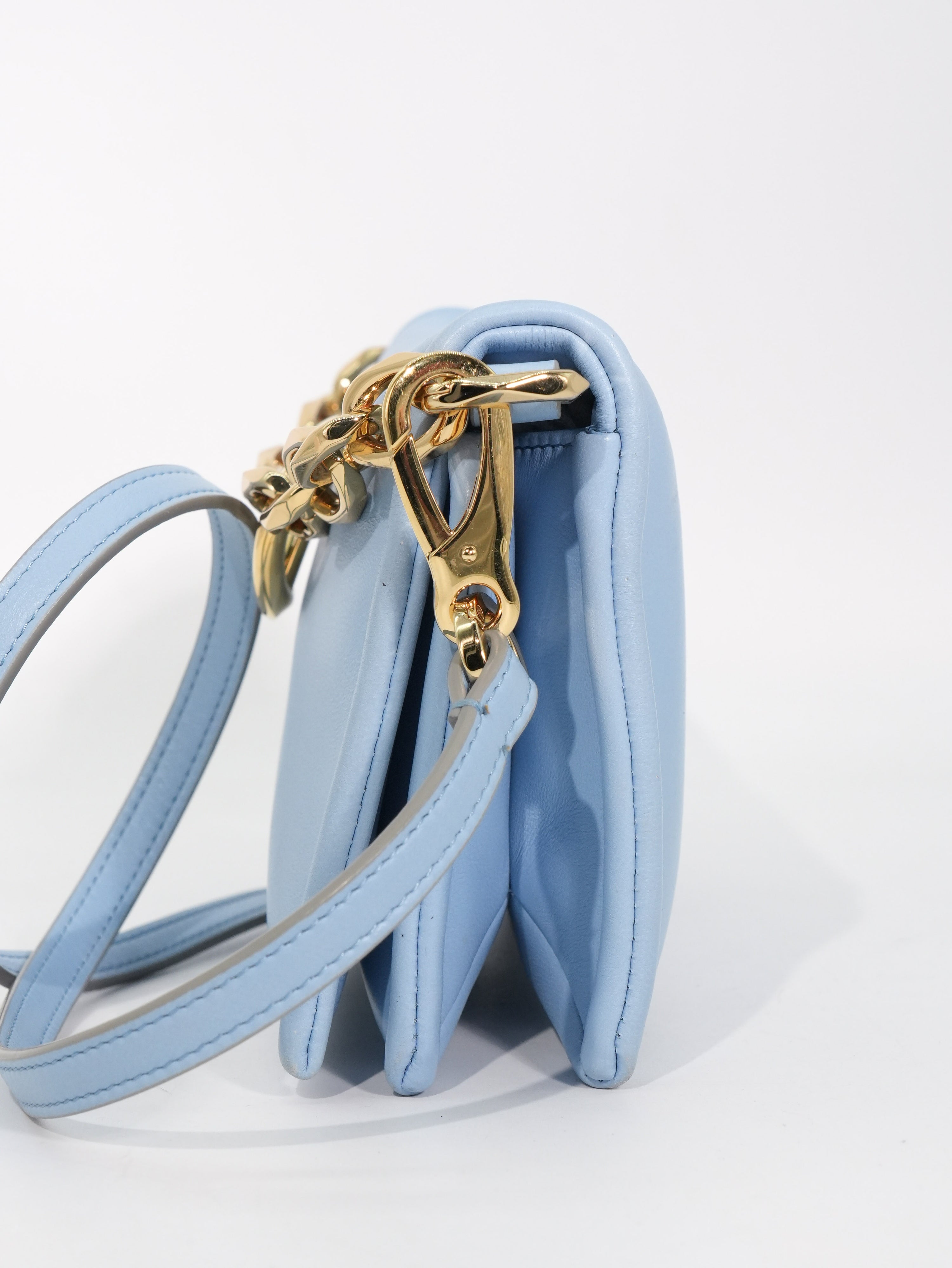 Valentino Pochette V Logo Chain