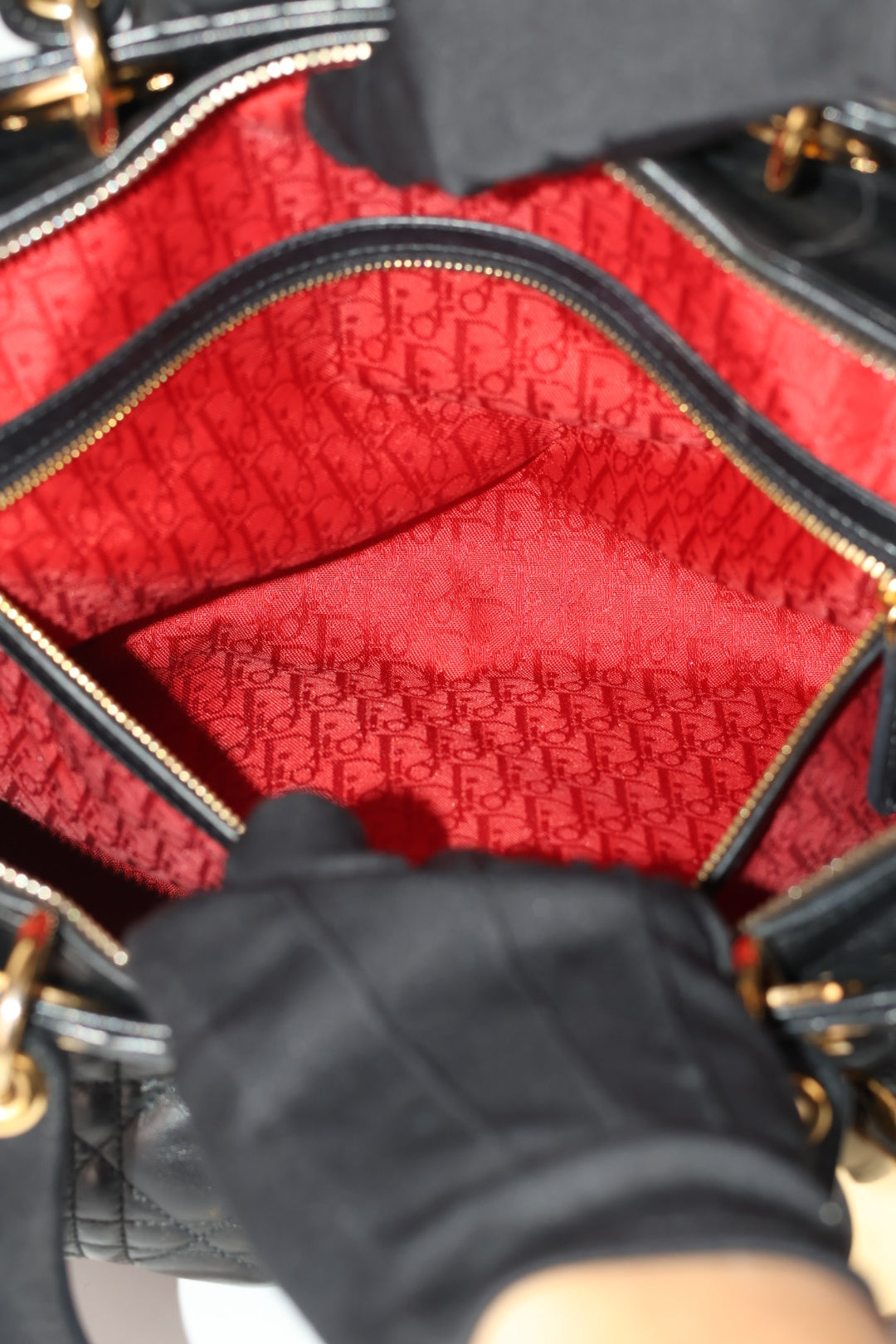 Lady Dior Extra Large in Pelle