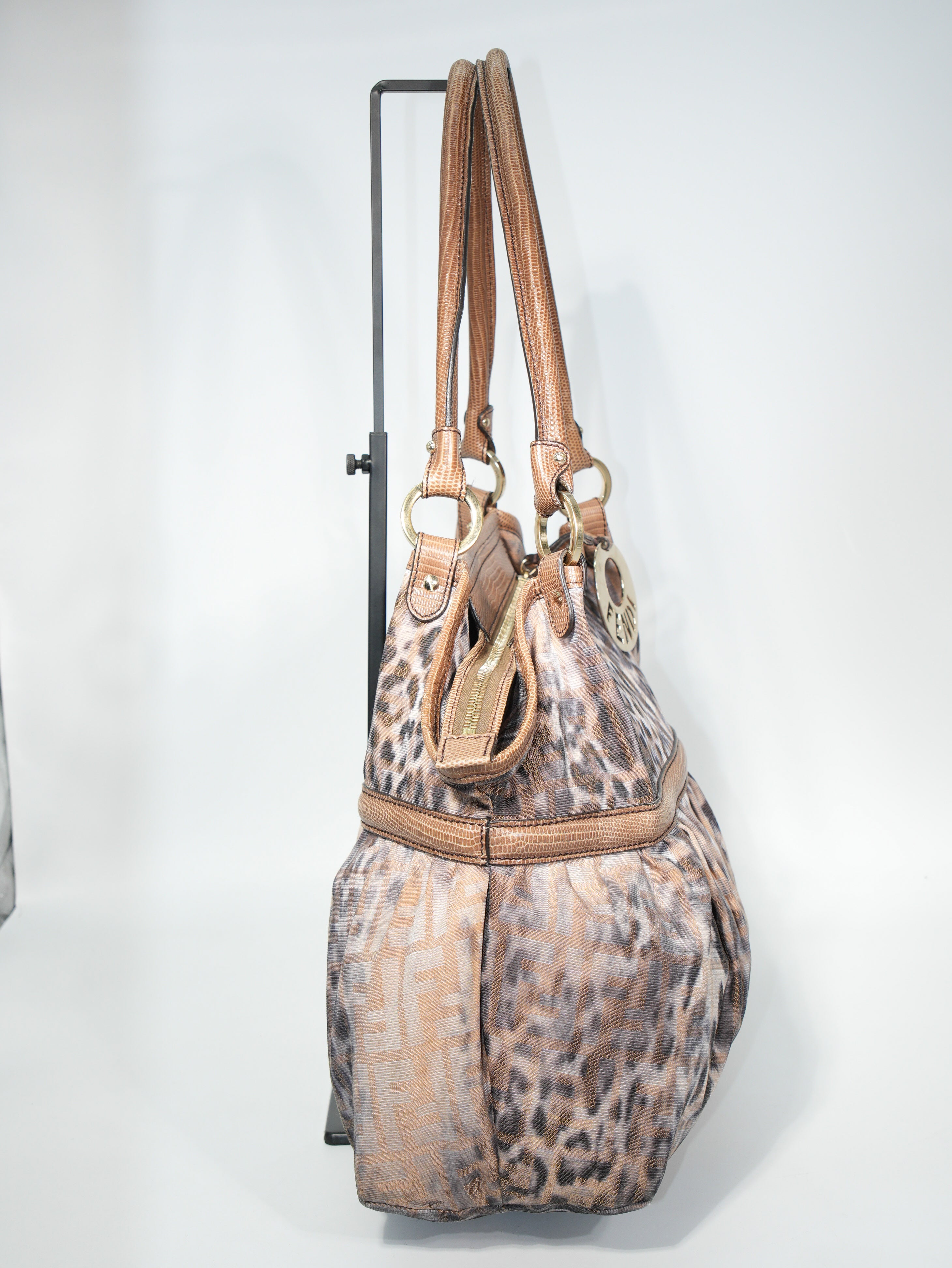 Fendi Tote Chef Leopard