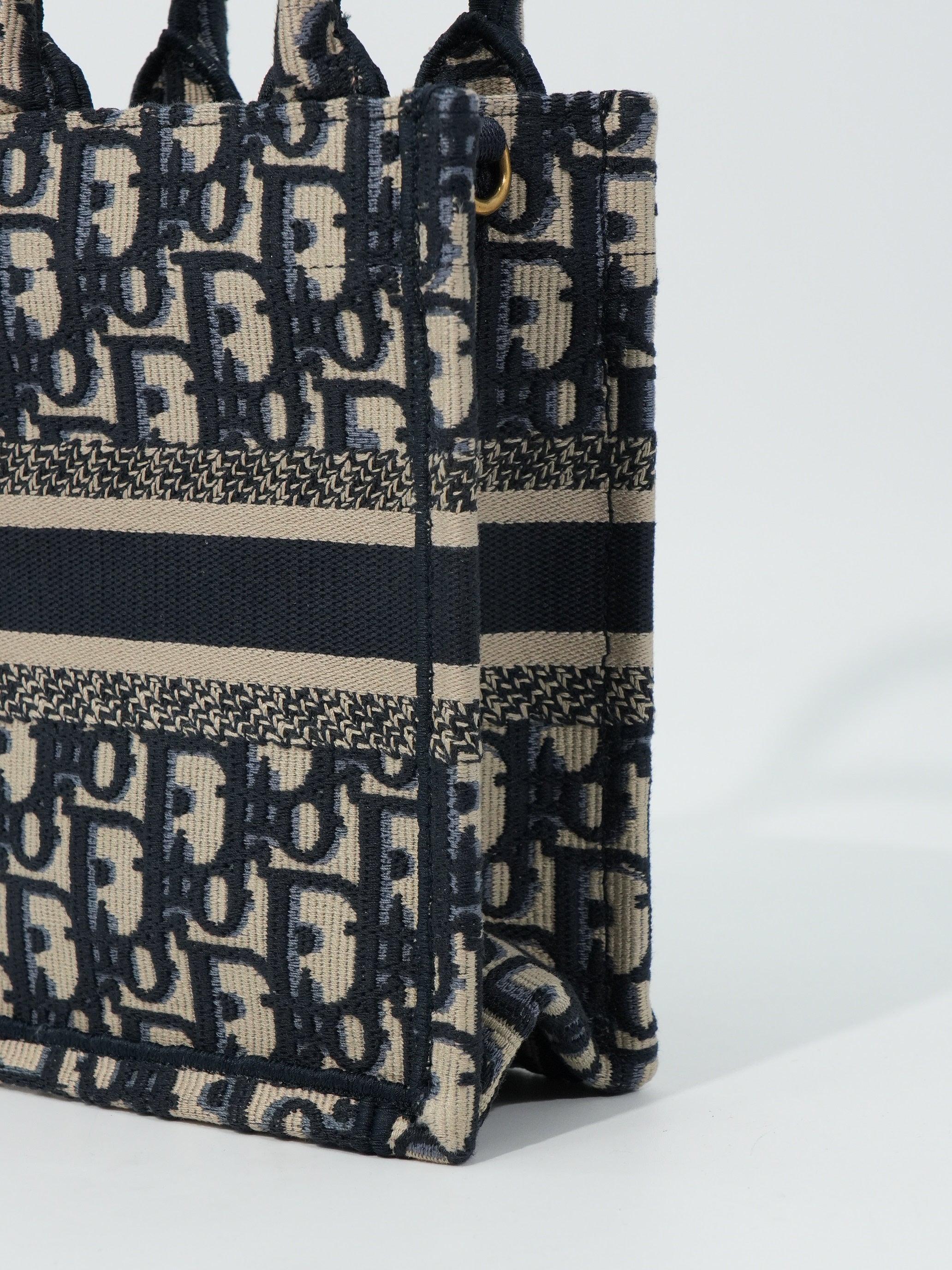 Dior Mini Book Tote in Jacquard Oblique