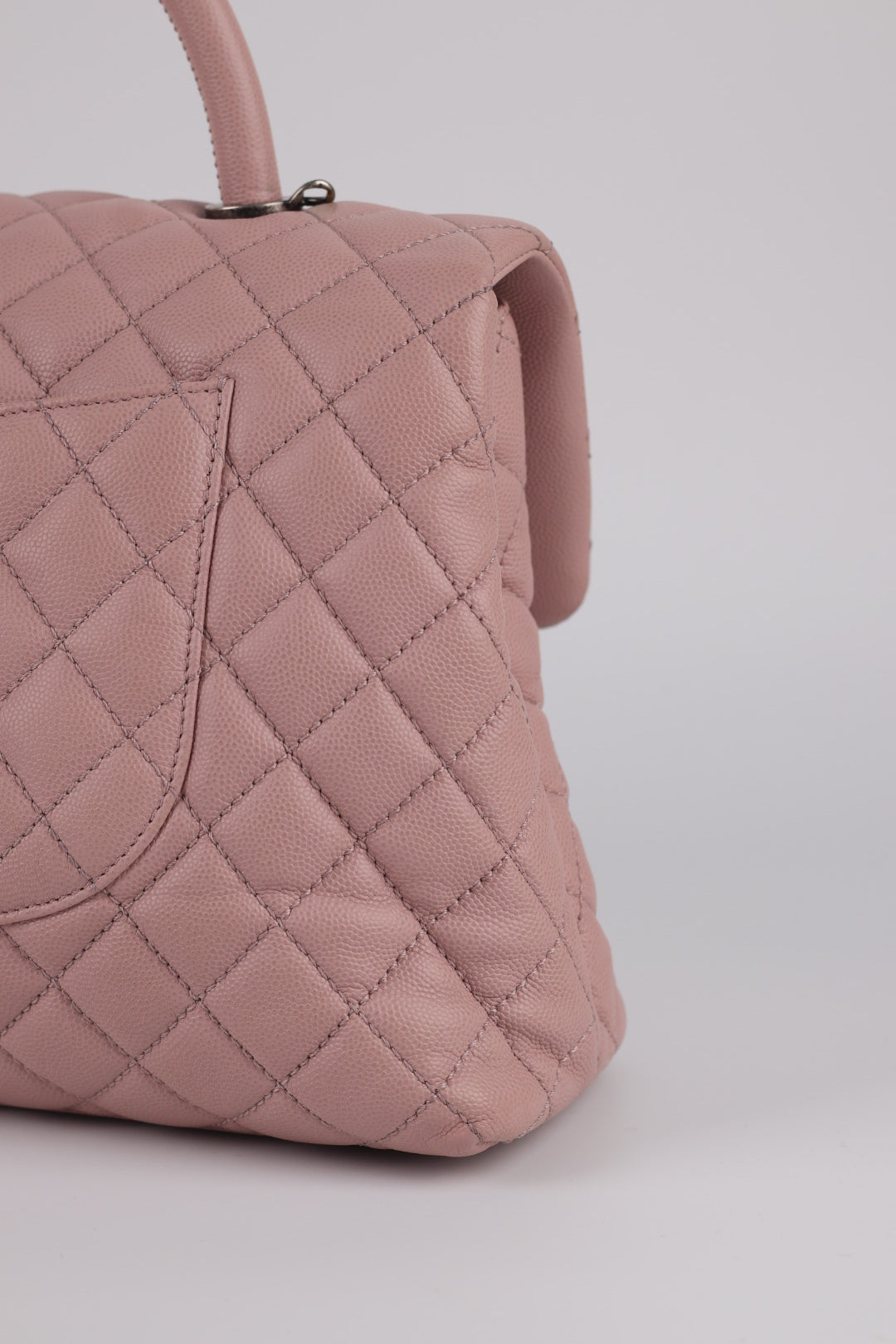 Chanel Coco Handle Media Caviar