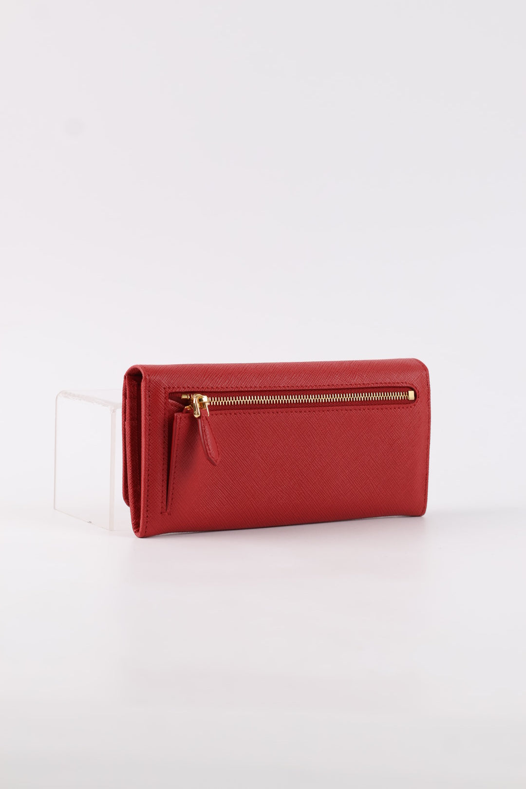 Prada Portafoglio Lungo in Pelle Saffiano