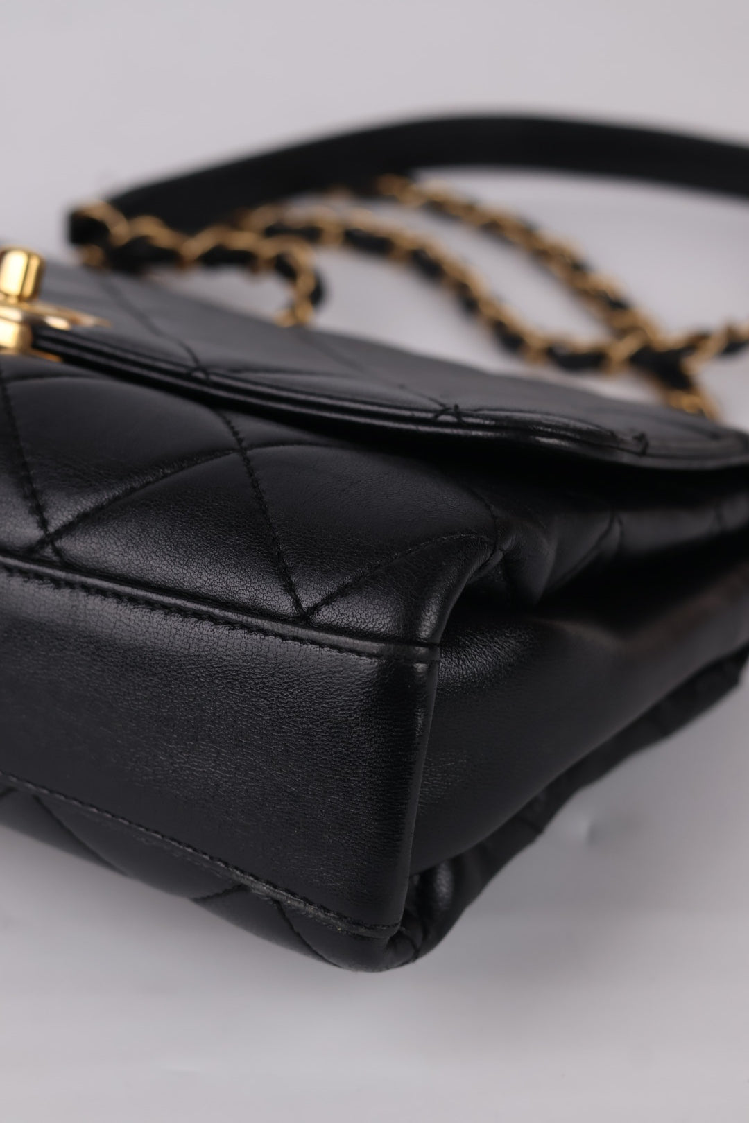 Chanel Classic Flap Crystal Lettering