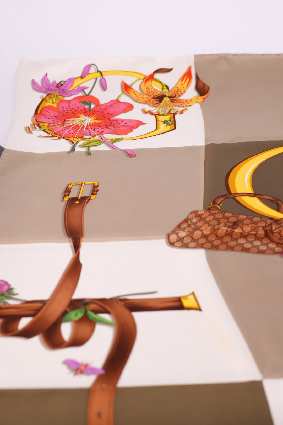 Gucci Foulard Bamboo in Seta