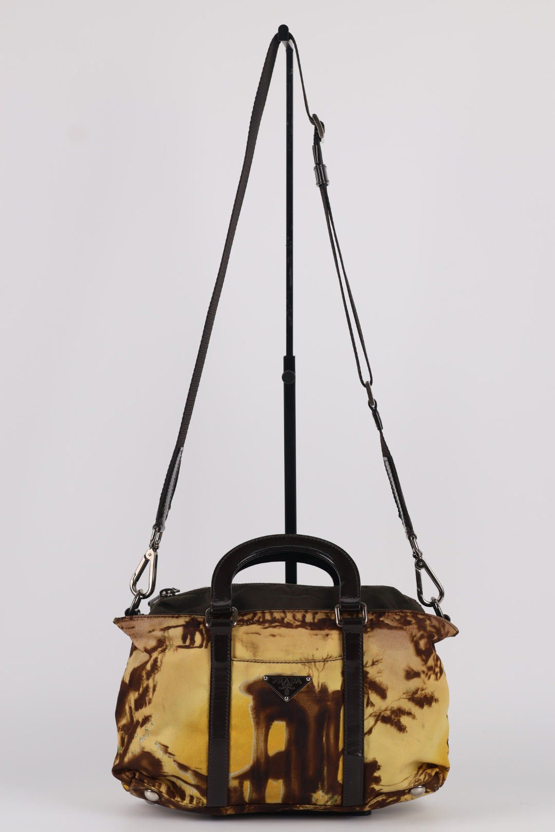 Prada boston Elephant Bag