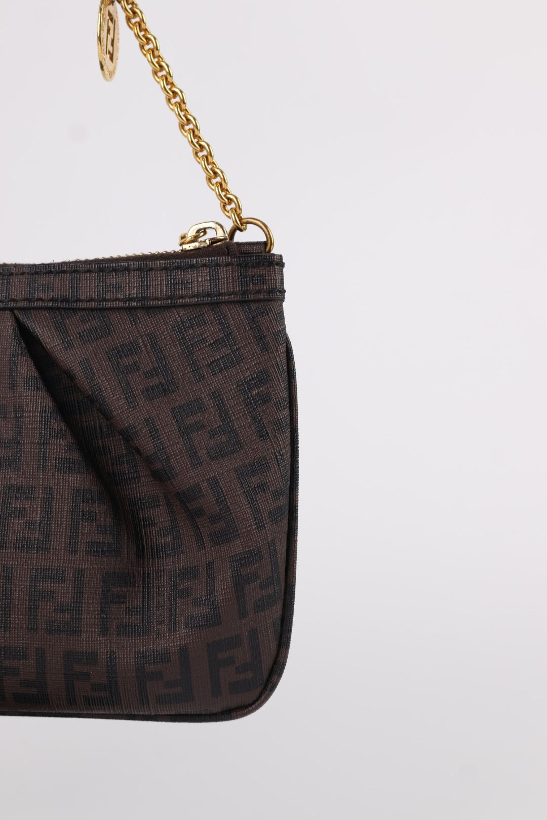Fendi Chain Pochette FF Logo