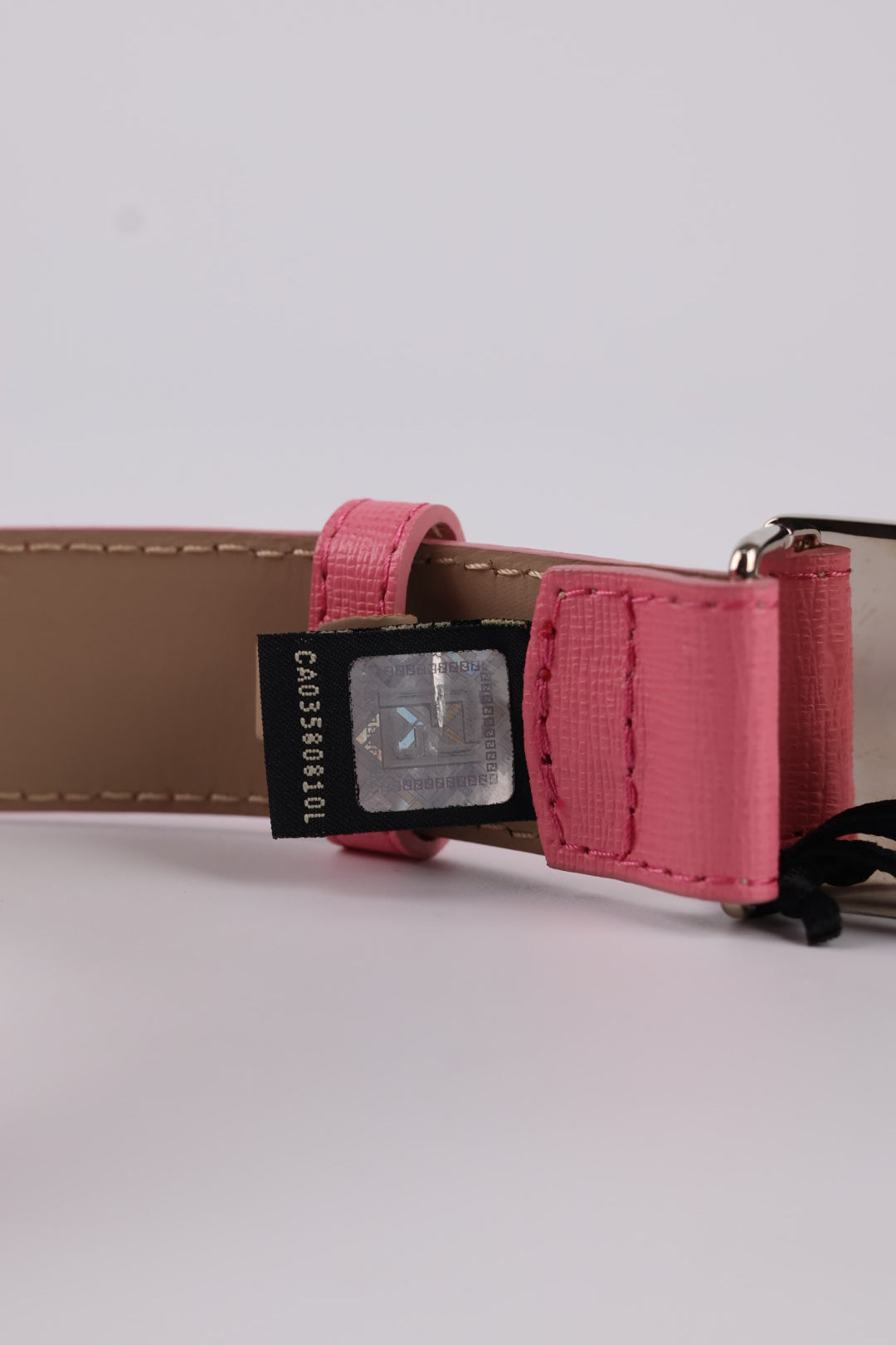 Fendi Cintura FF in Pelle