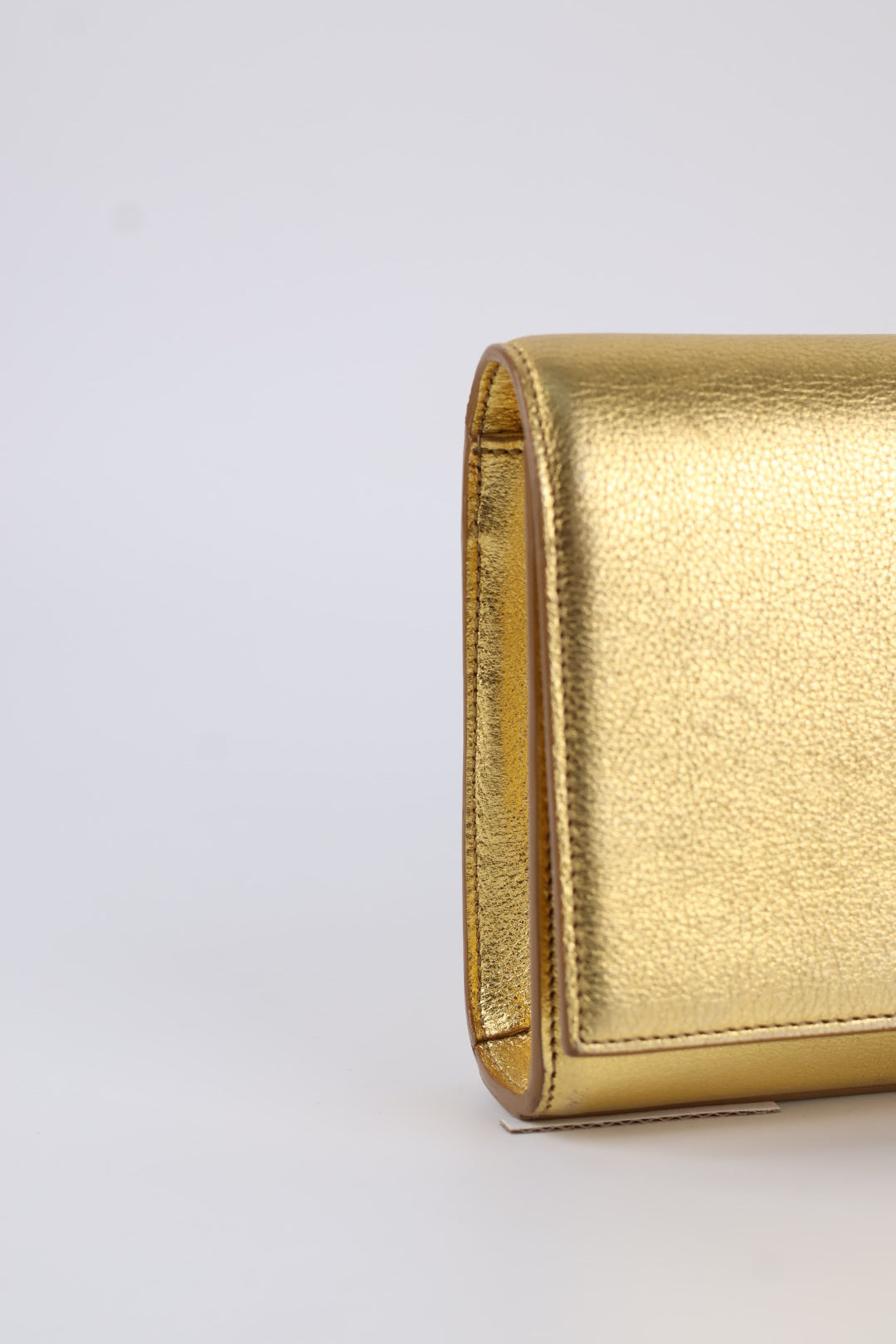 Saint Laurent Kate Clutch Gold