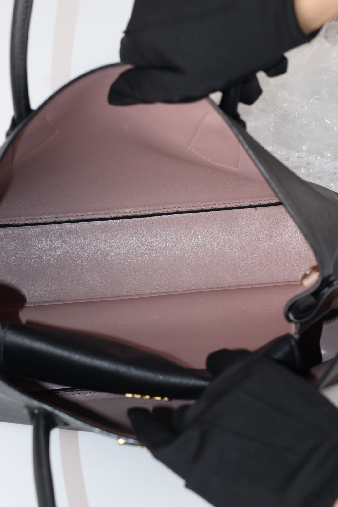 Prada Double Media Saffiano