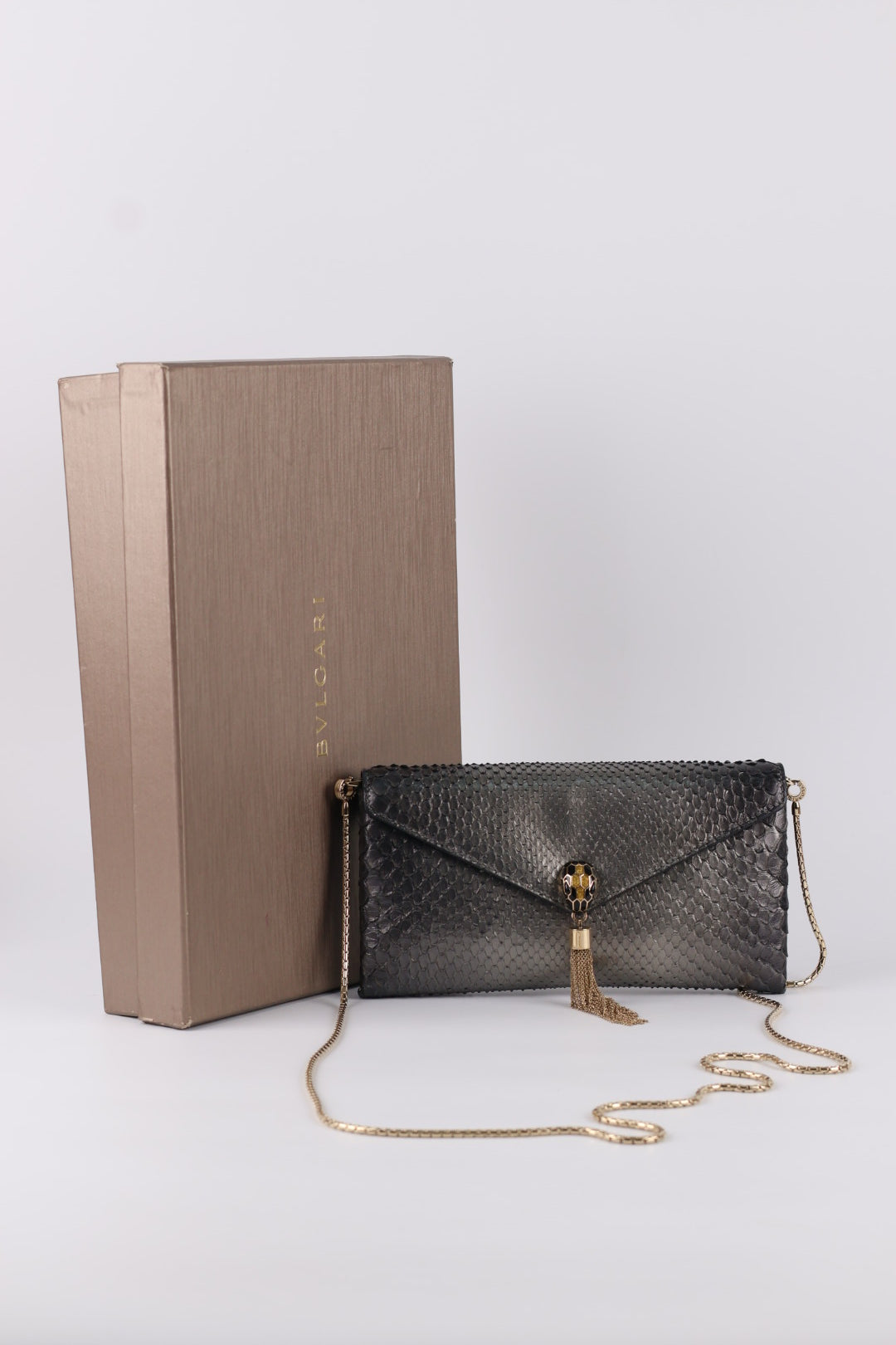 Bvulgari Chain Pochette Serpenti
