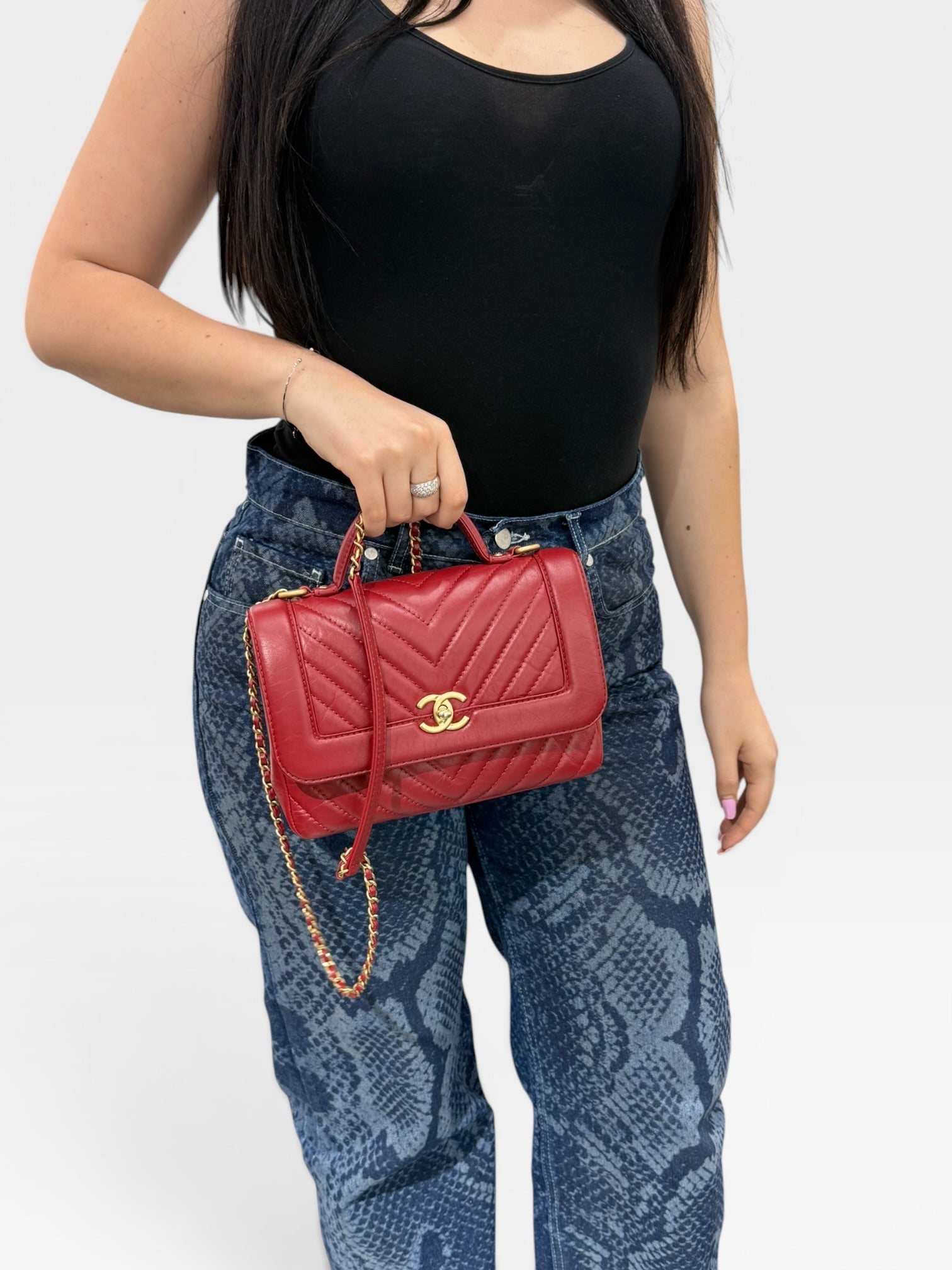 Chanel Classic Top Handle Matelassé