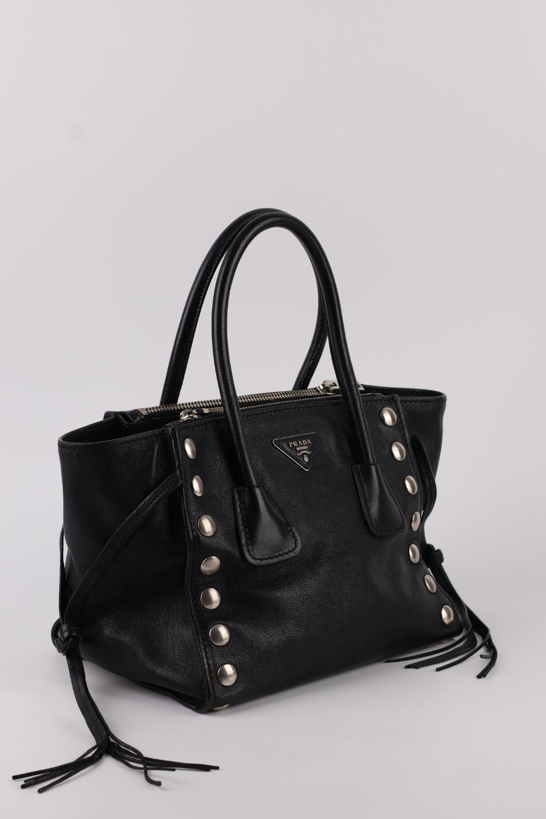 Prada Tote in Pelle Borchie