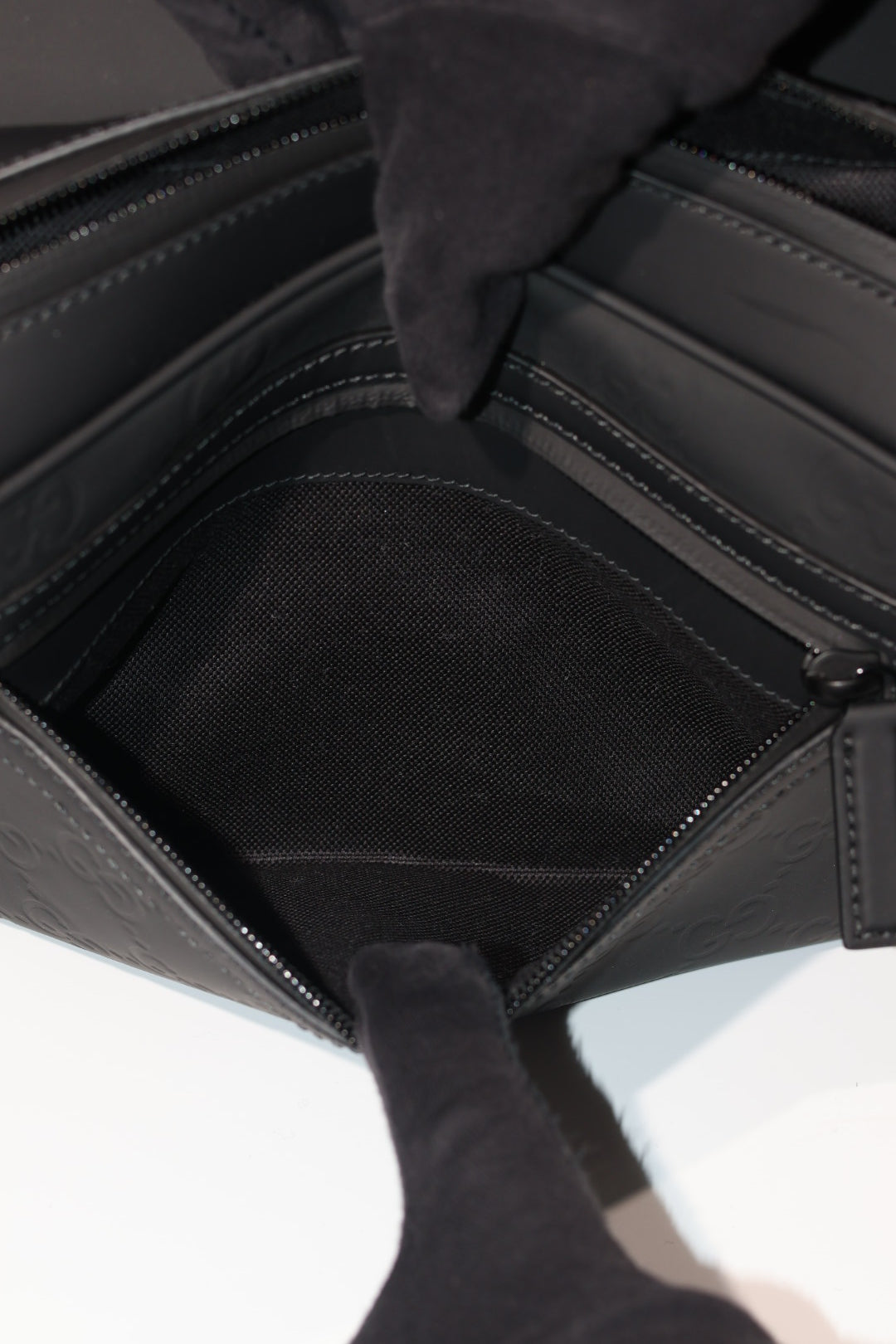 Gucci messenger GG gommato