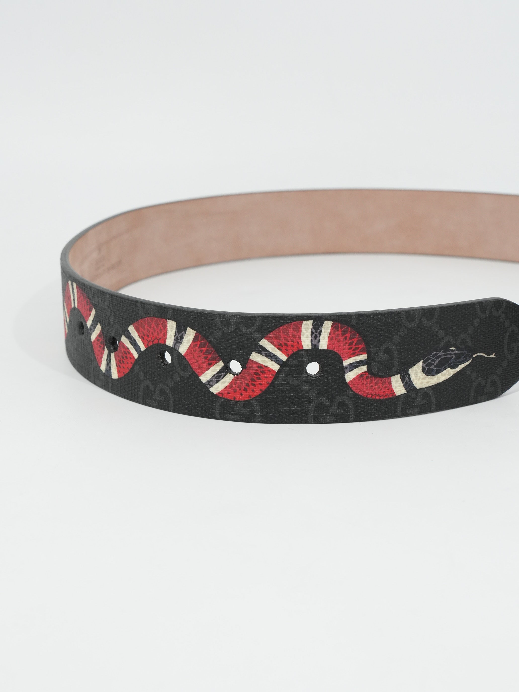 Gucci Cintura Kingsnake GG Supreme