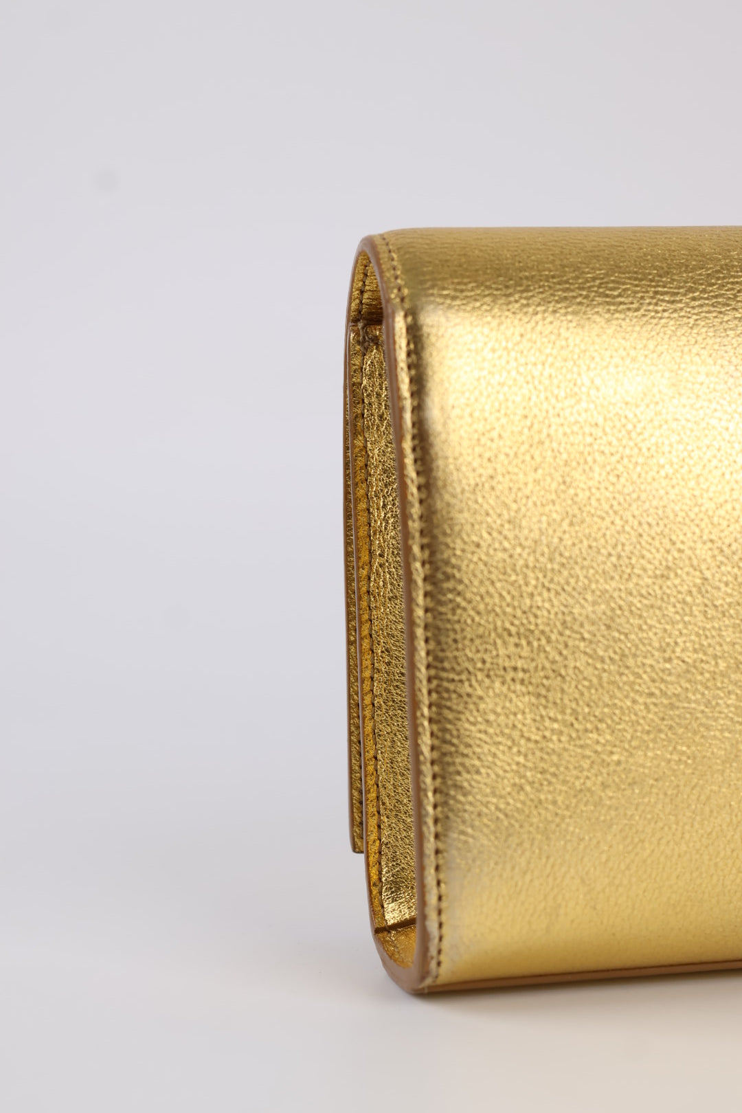 Saint Laurent Kate Clutch Gold