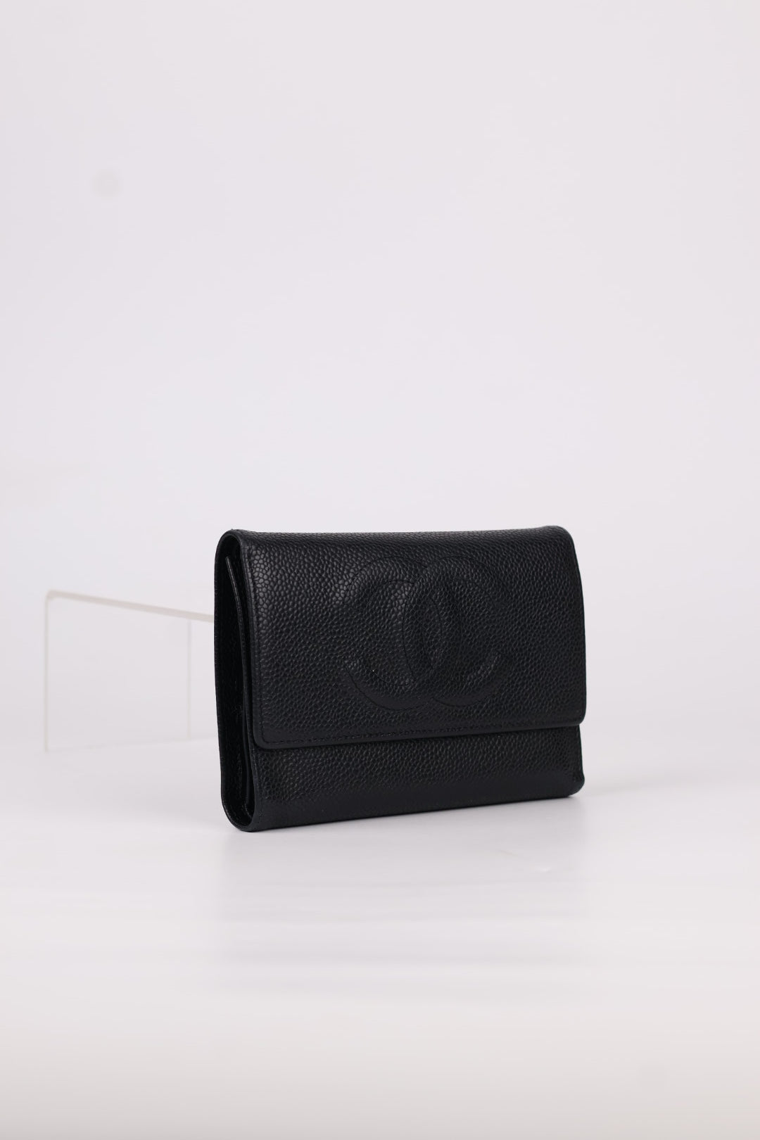 Chanel Portafoglio compatto Caviar