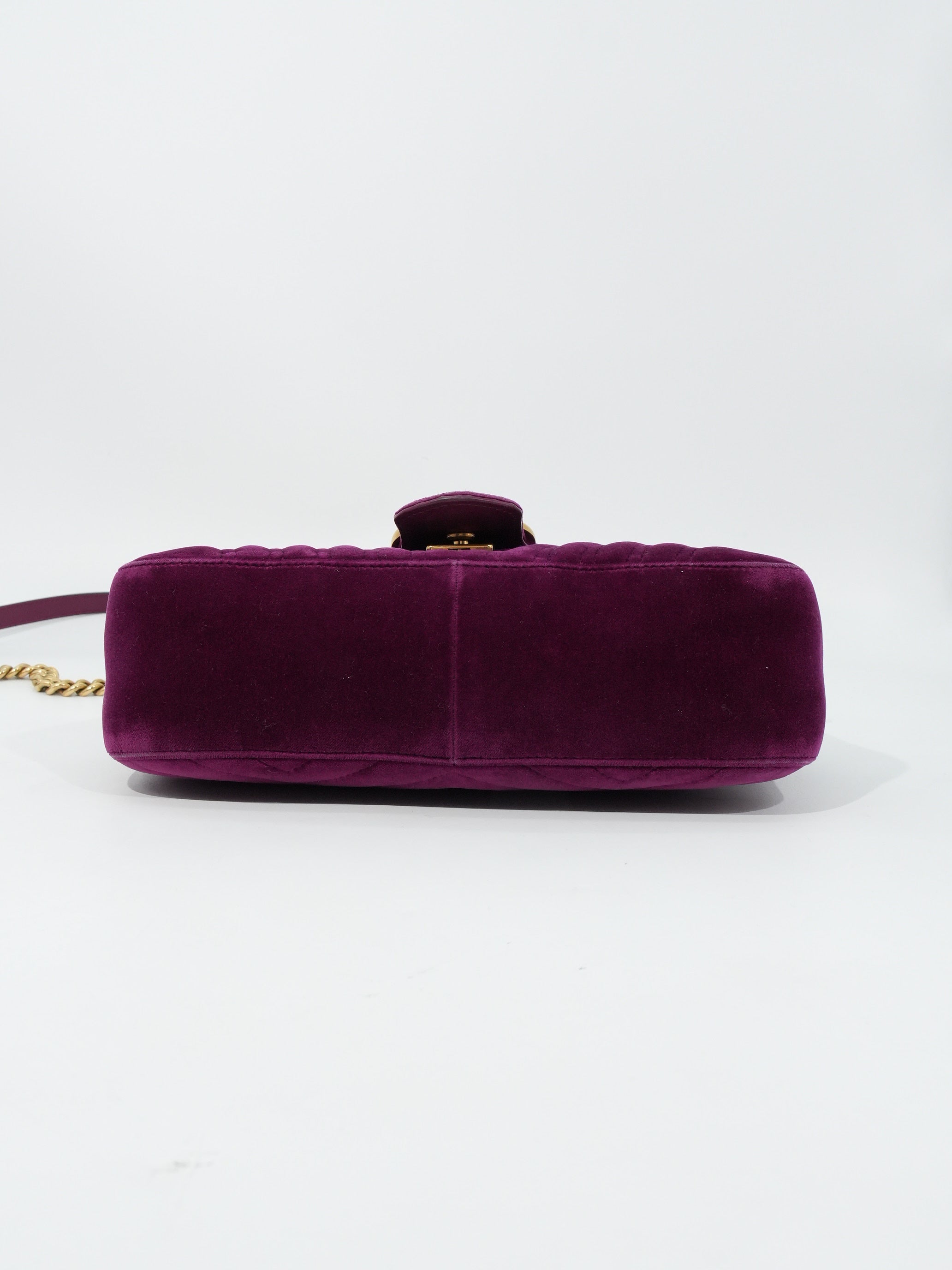 Gucci Marmont Media Velvet Matelassé