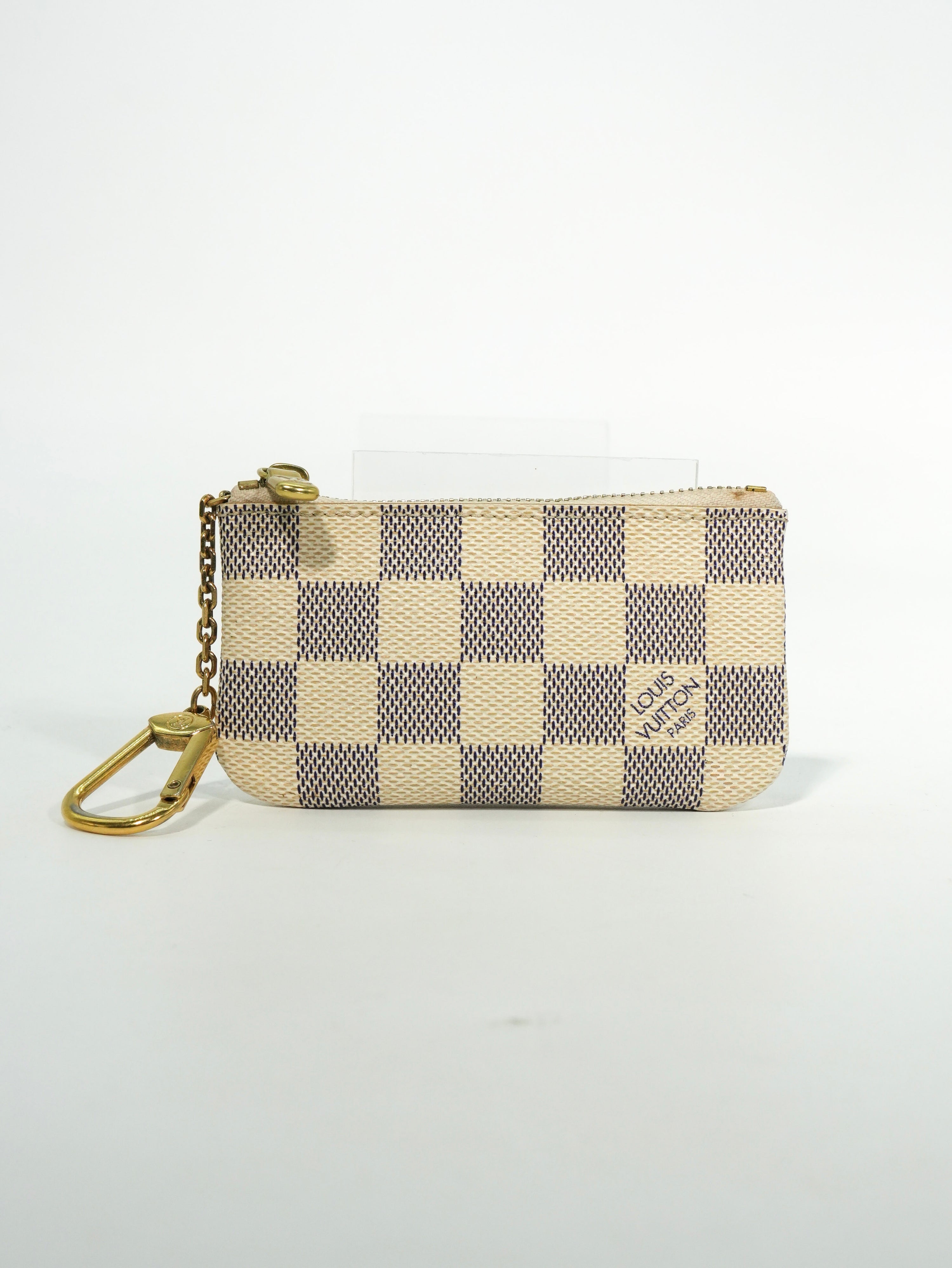 Louis Vuitton Key Pouch Damier Azur