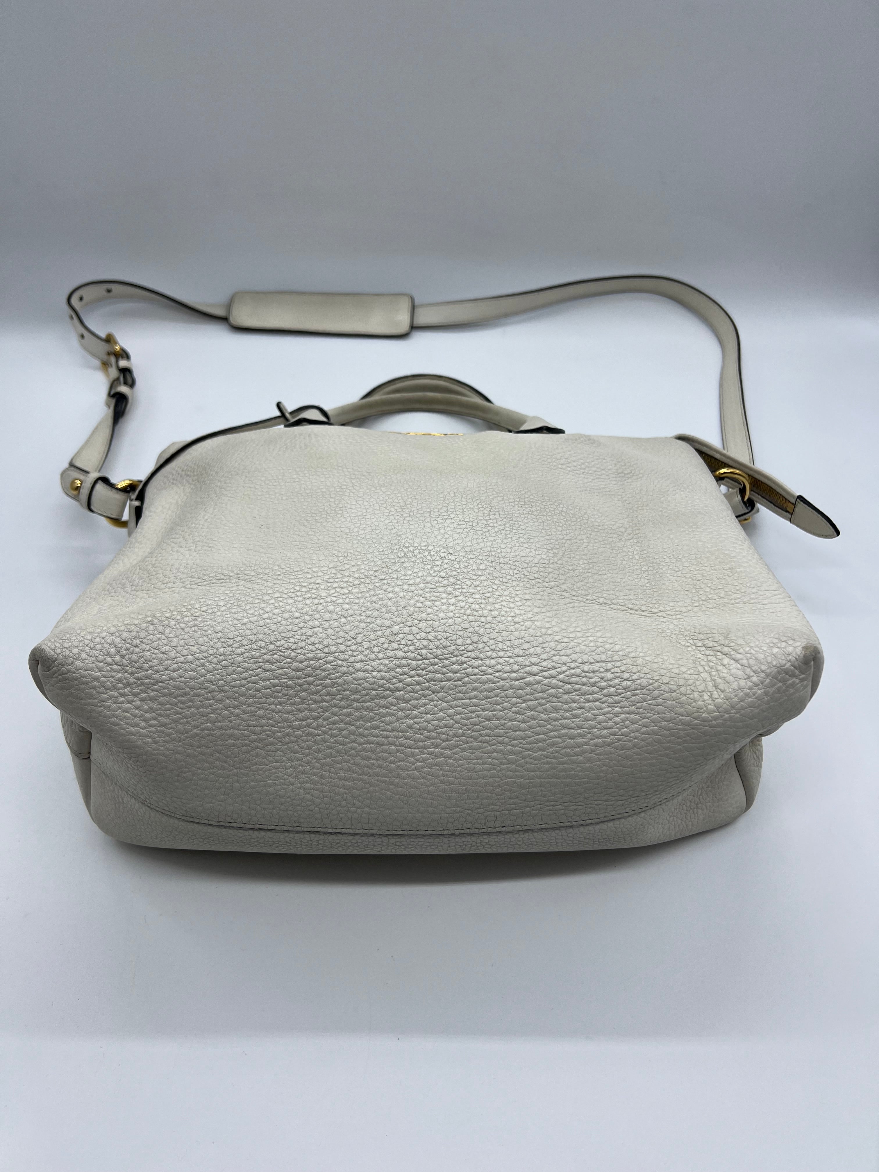 Sac fourre-tout en cuir Prada