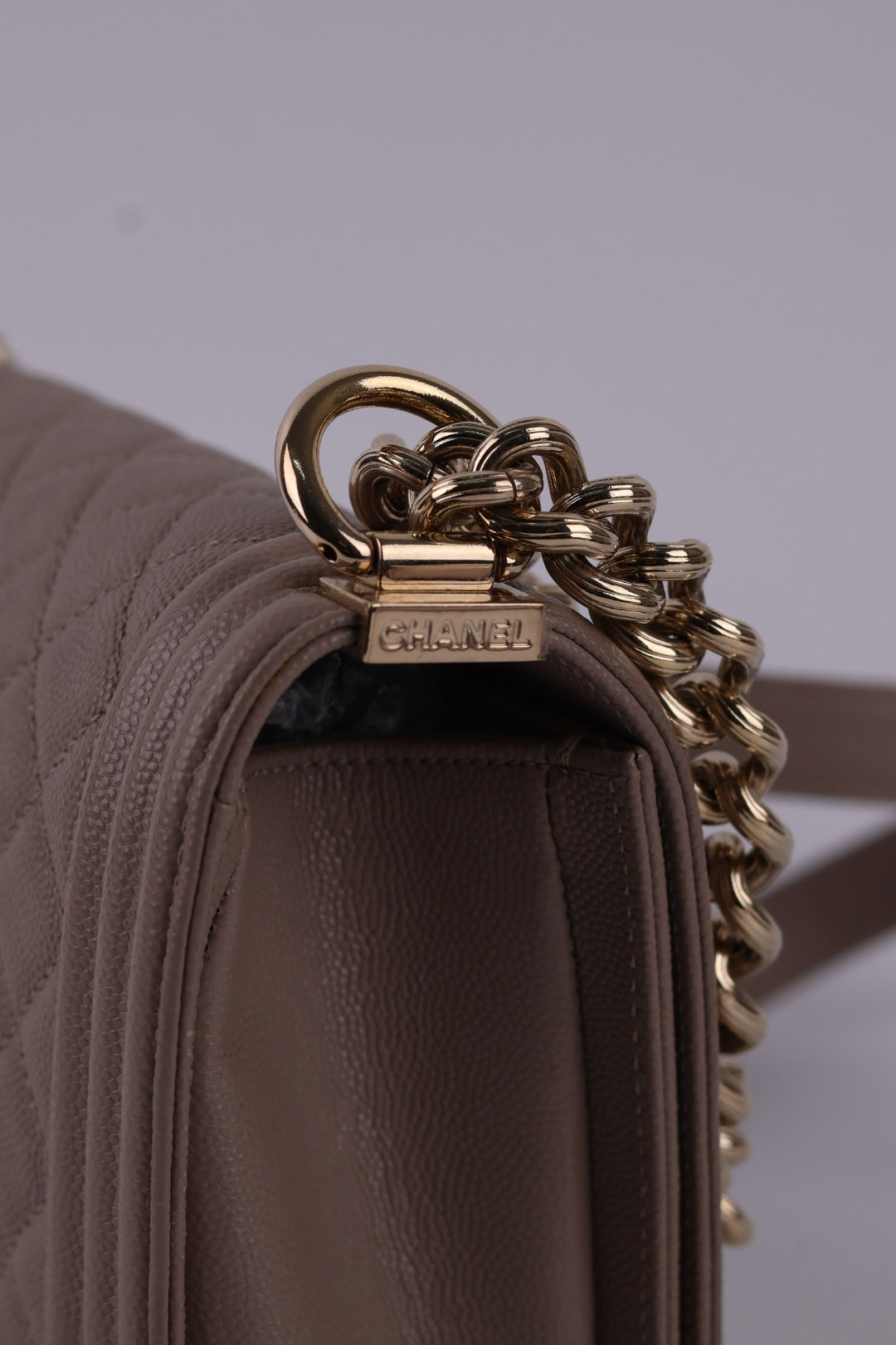 Chanel Boy Media Caviar