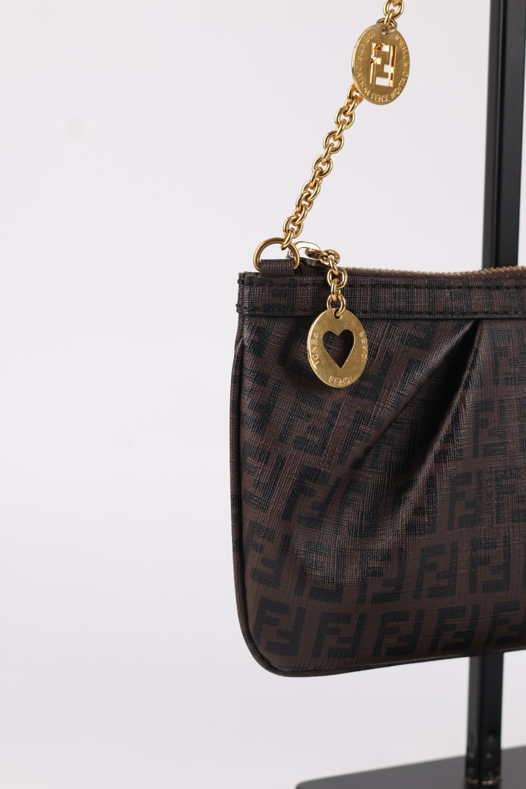Fendi Chain Pochette FF Logo