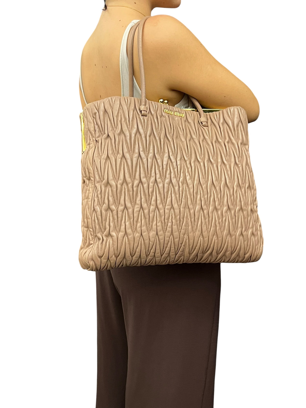 Miu Miu Tote Matelassé