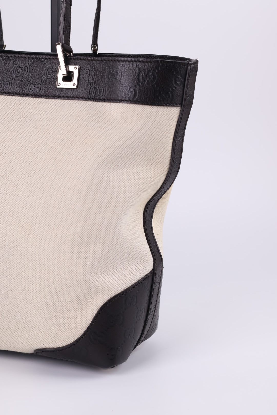 Gucci Tote Tela e Pelle