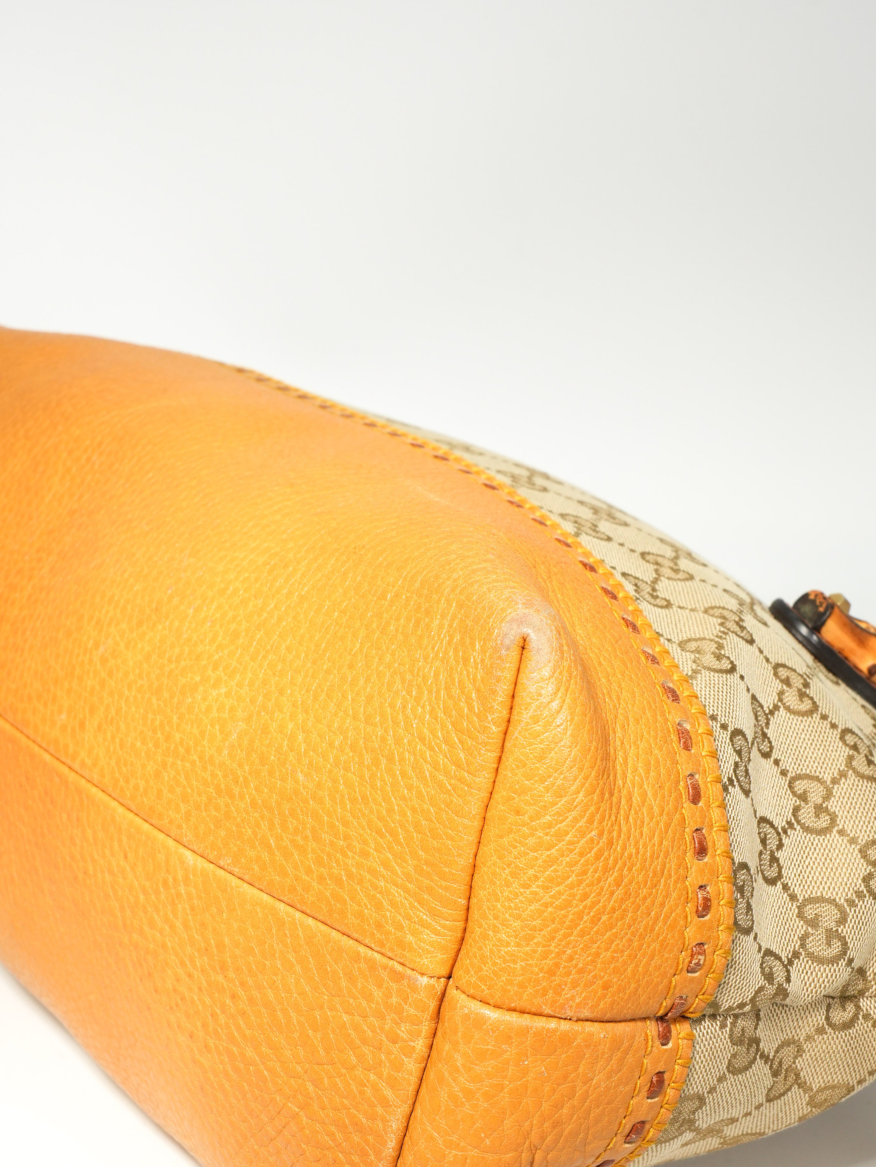 Gucci Tote Bamboo GG Wave