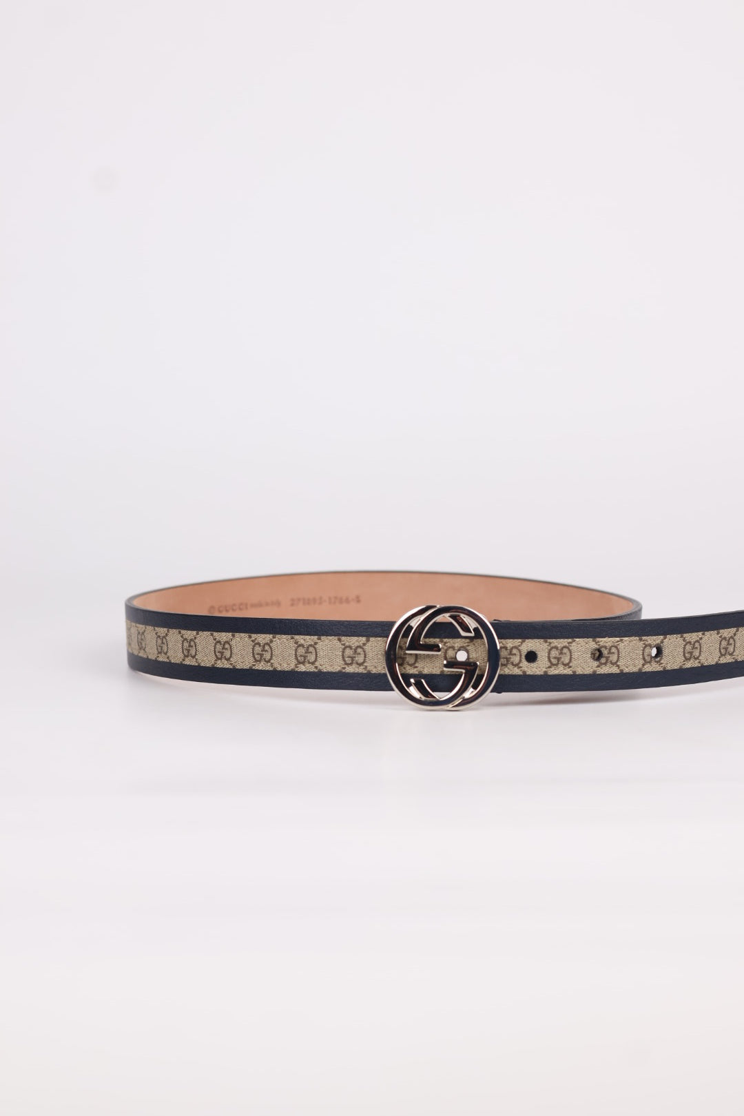Gucci Cintura Kids Interlocking GG Supreme