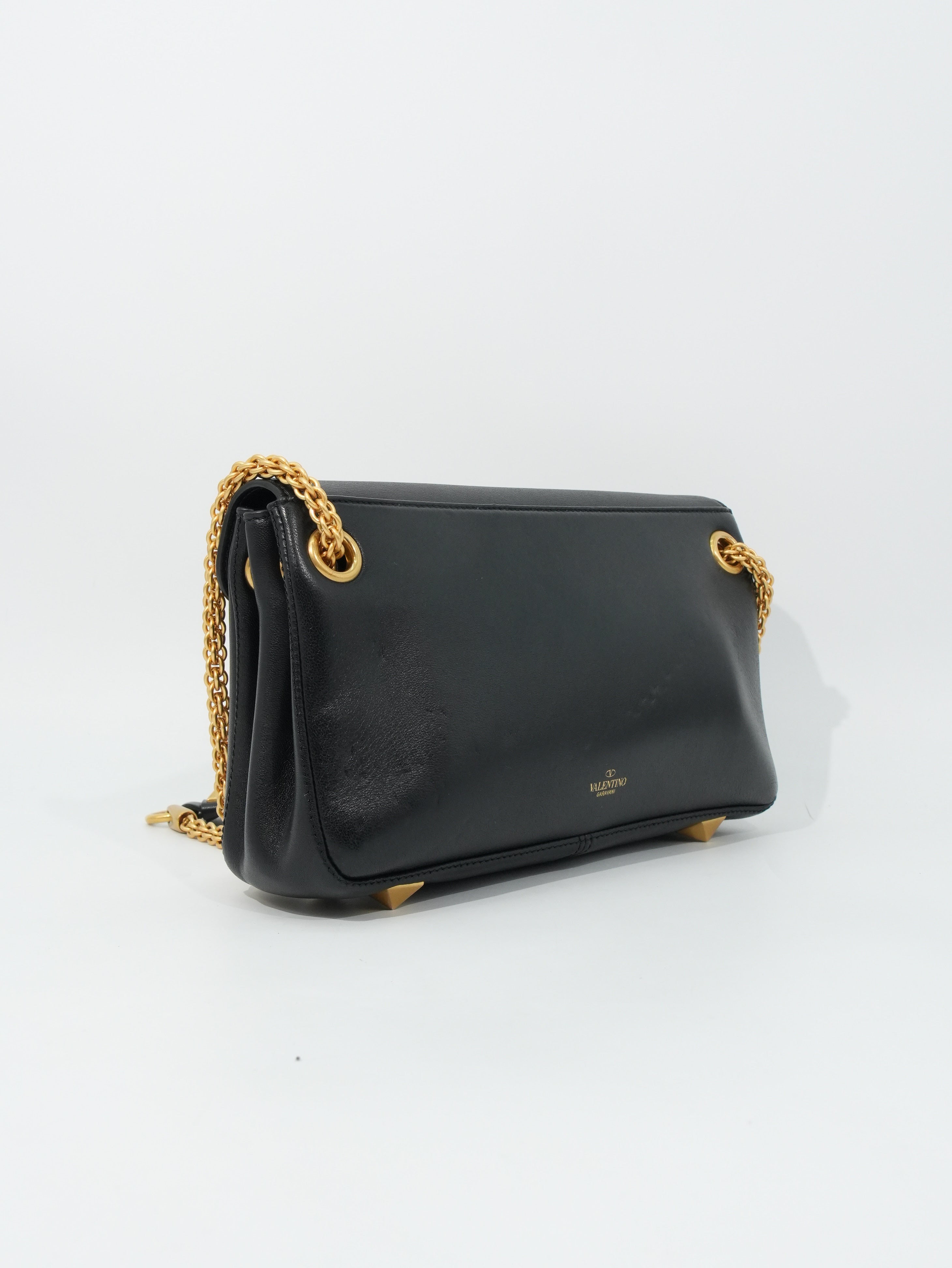 Valentino Stud Sign in Pelle