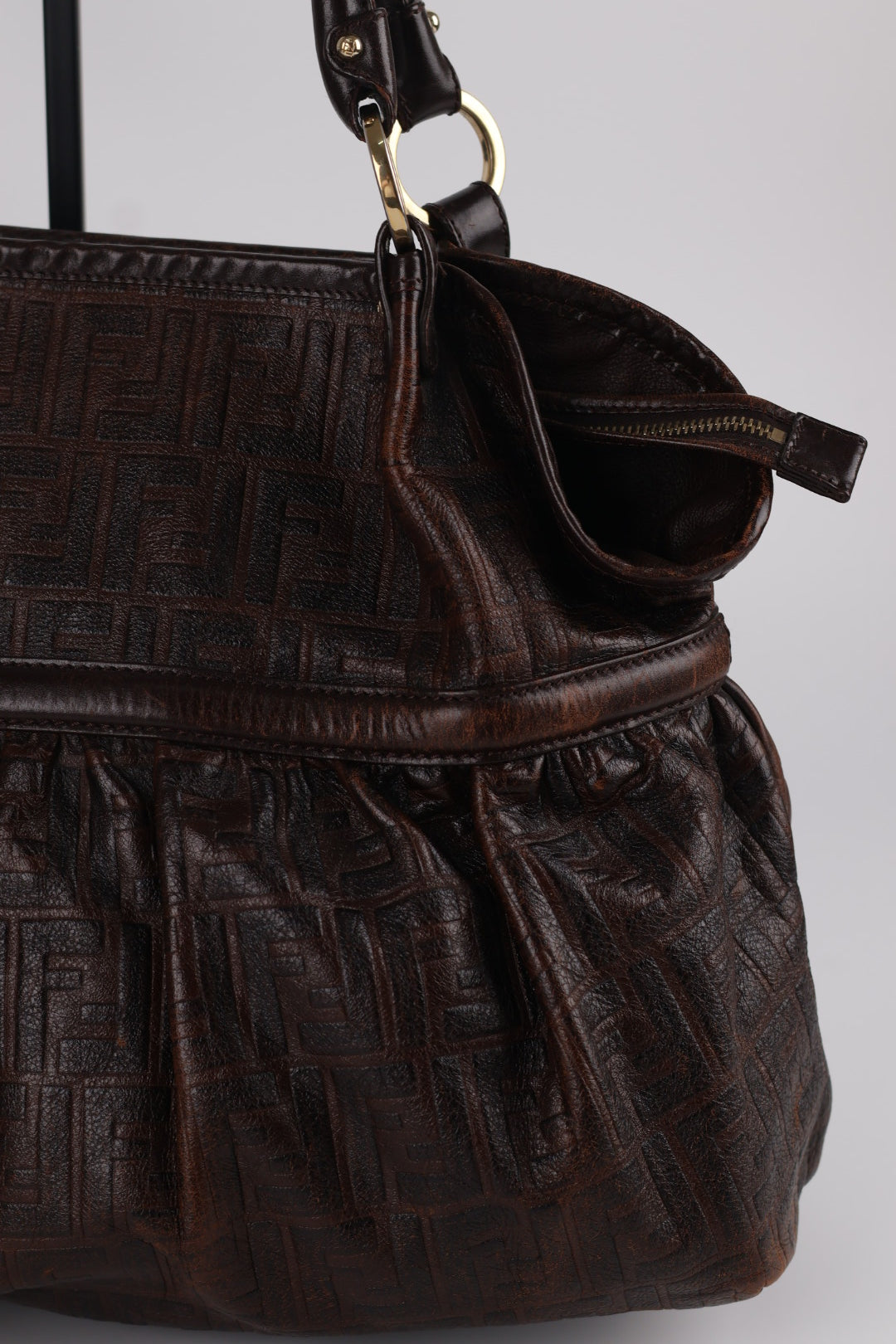 Fendi Tote Chef in Pelle FF Logo