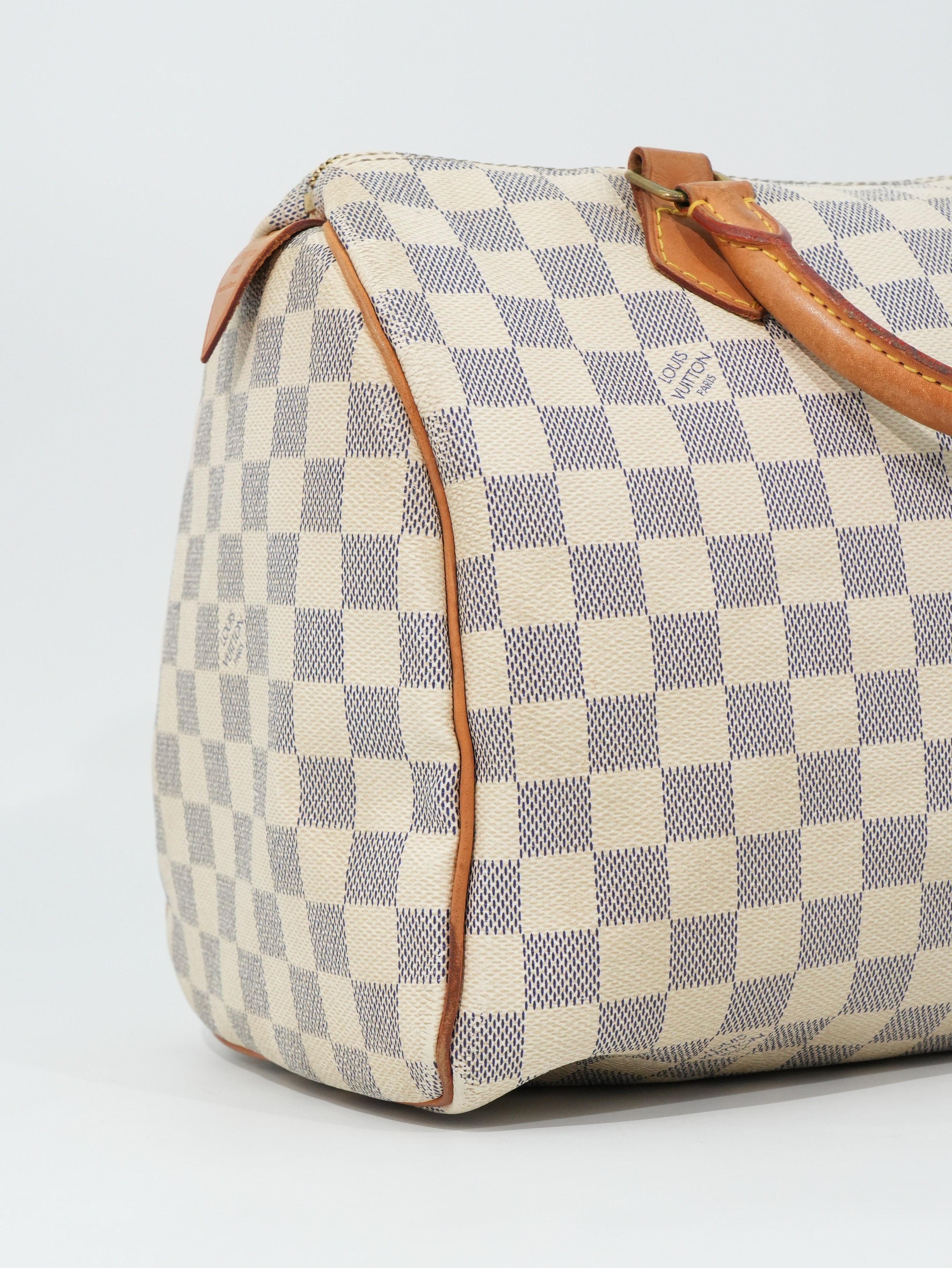 Louis Vuitton Speedy 30 Damier Azur