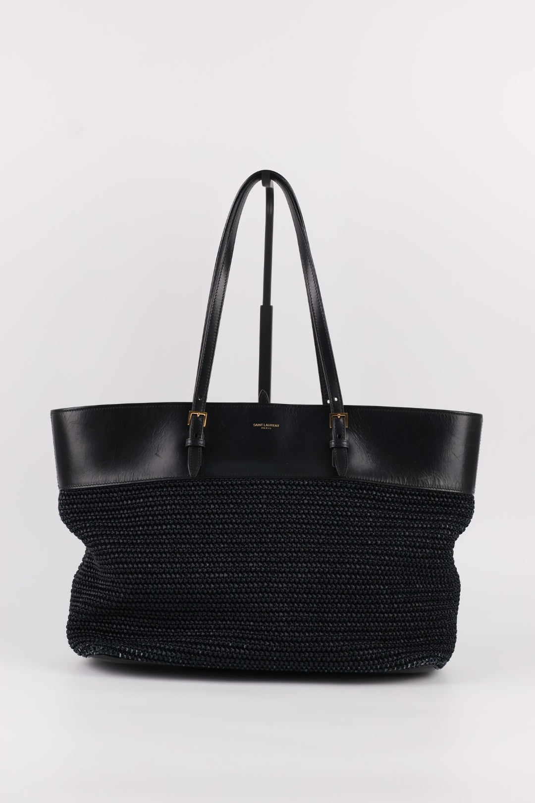 Saint Laurent Tote Rafia e Pelle