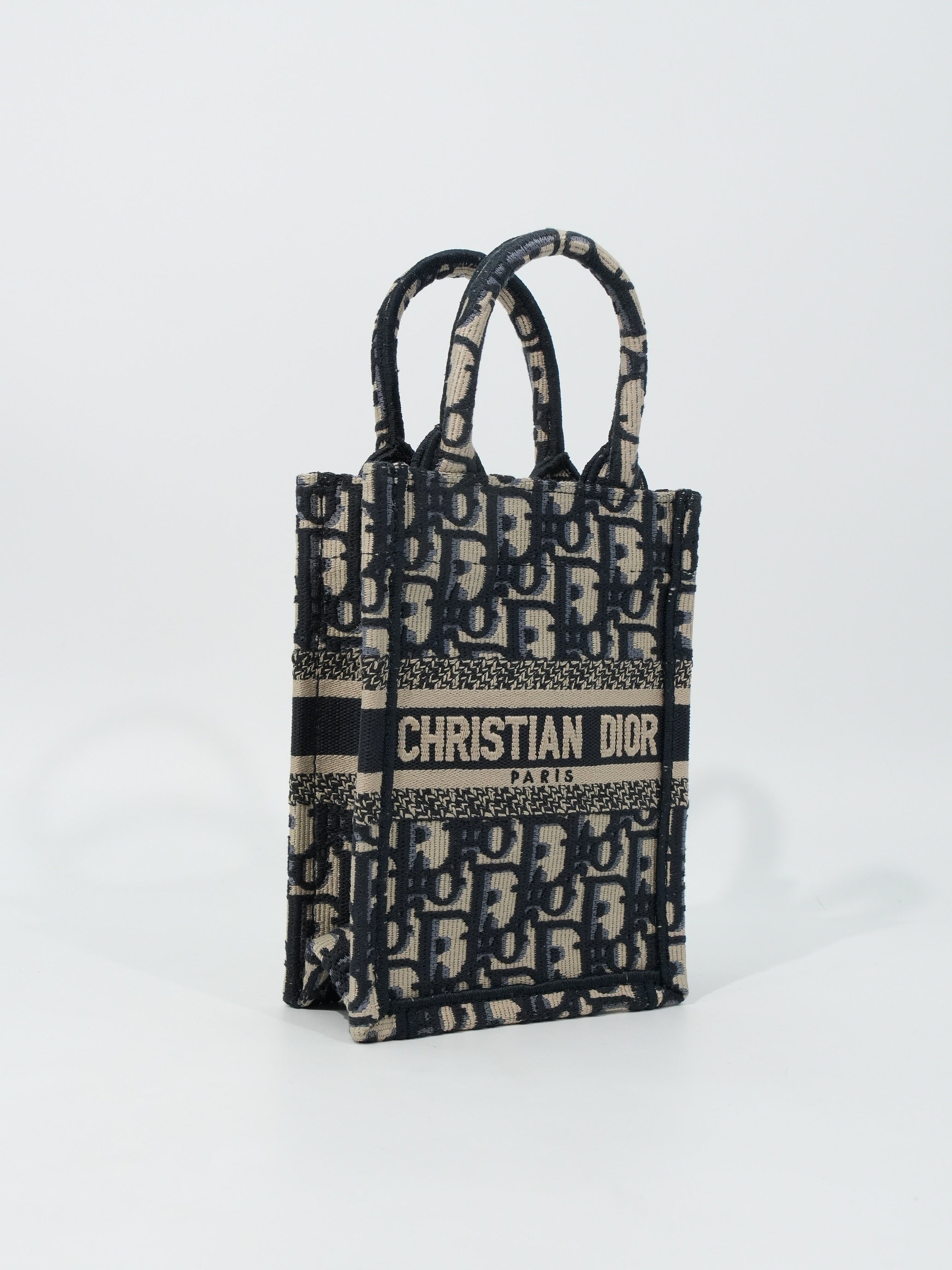 Dior Mini Book Tote in Jacquard Oblique