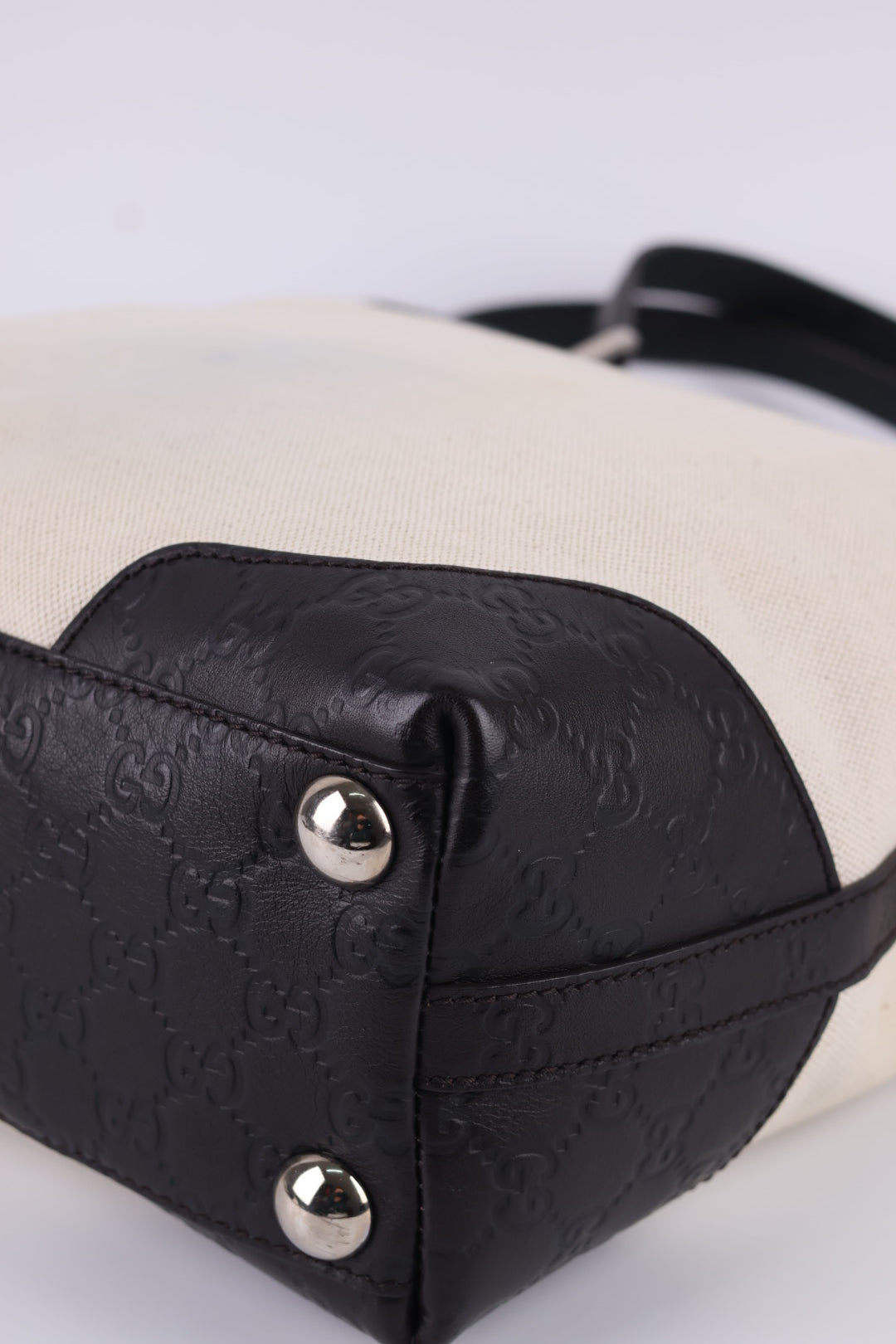 Gucci Tote Tela e Pelle