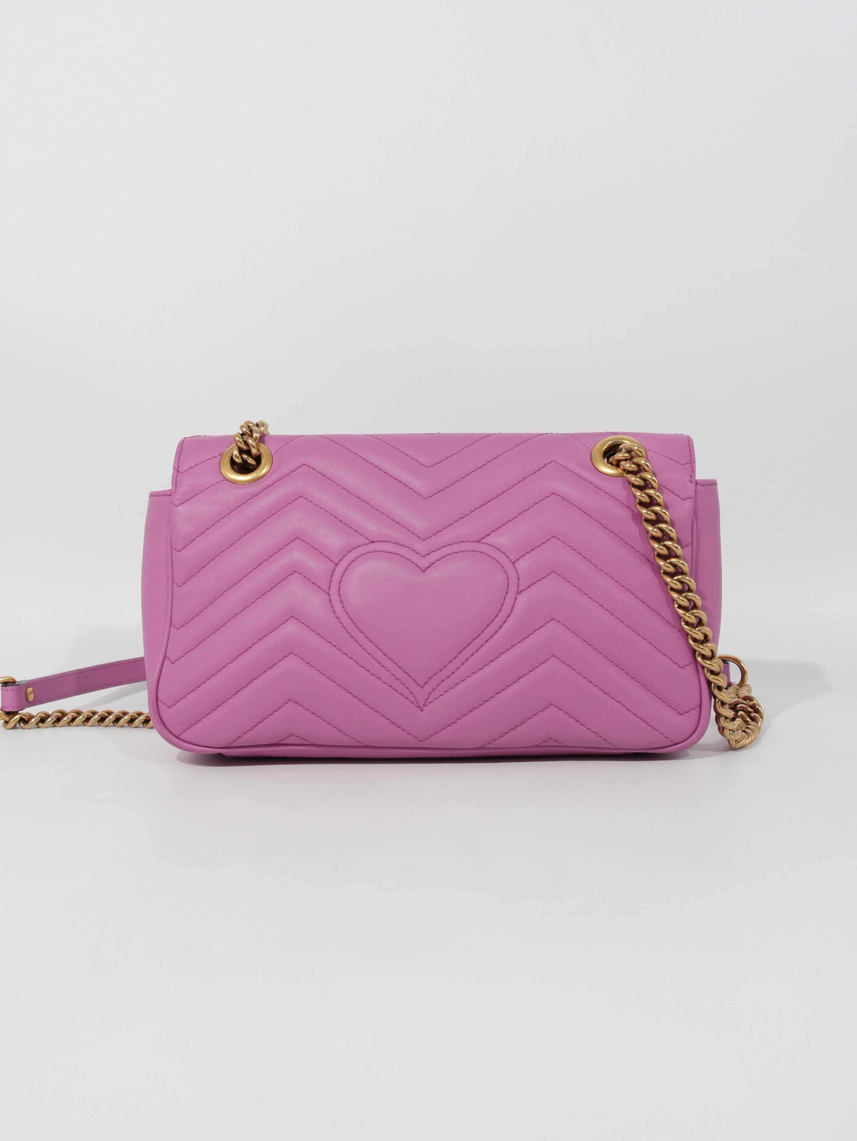 Gucci Marmont Media in Pelle Matelassé