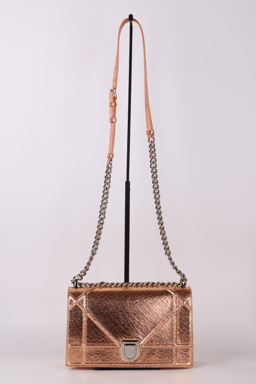 Dior Diorama in Pelle Rose Gold