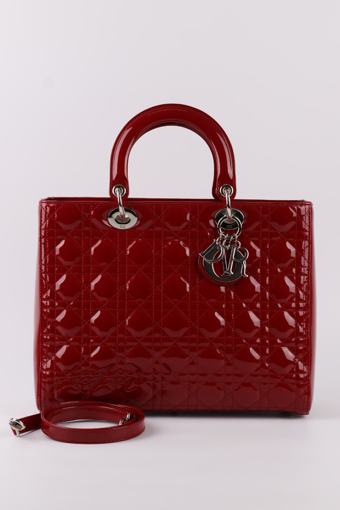 Lady Dior Large Vernis