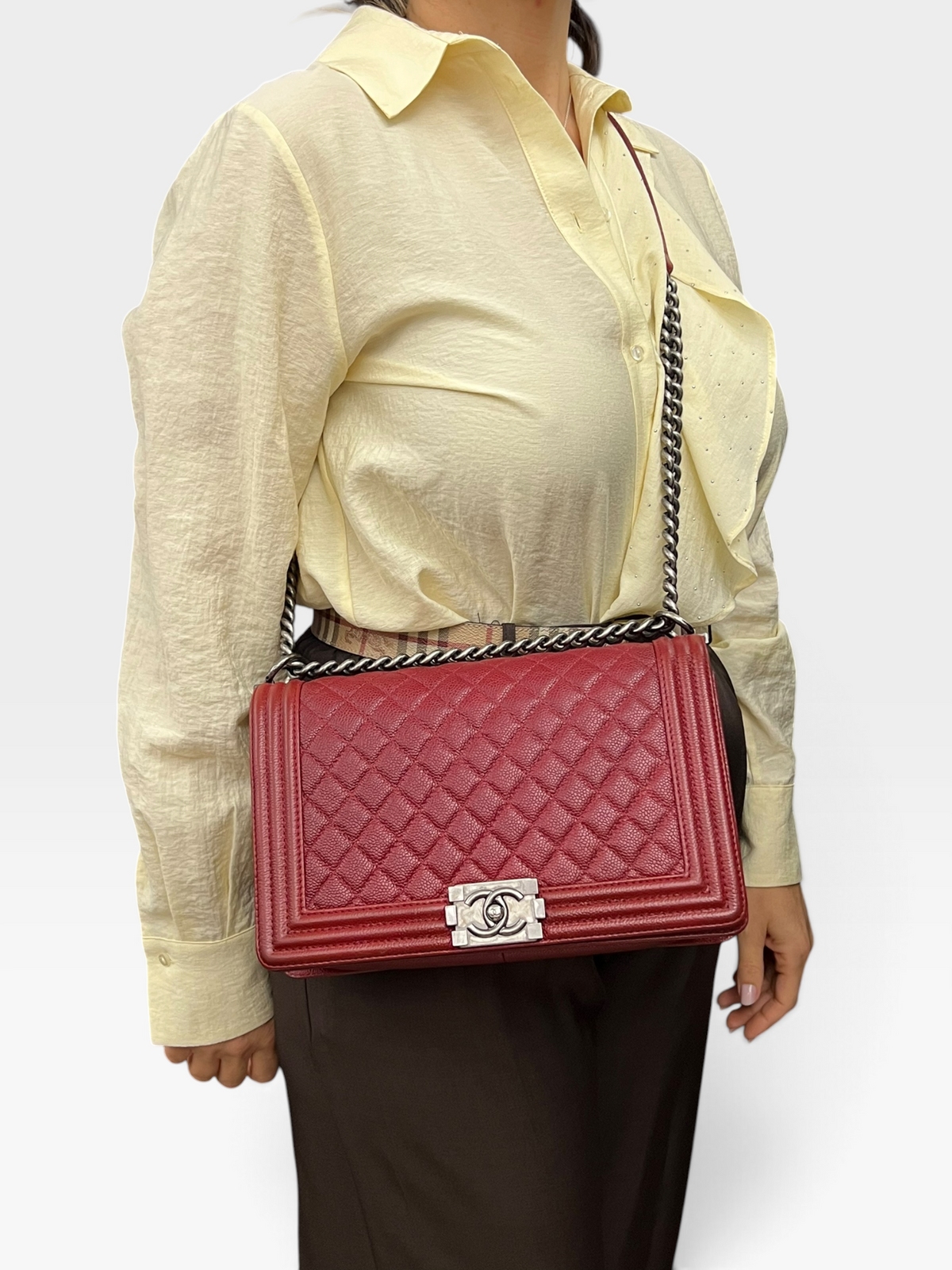 Chanel Boy Large Caviar